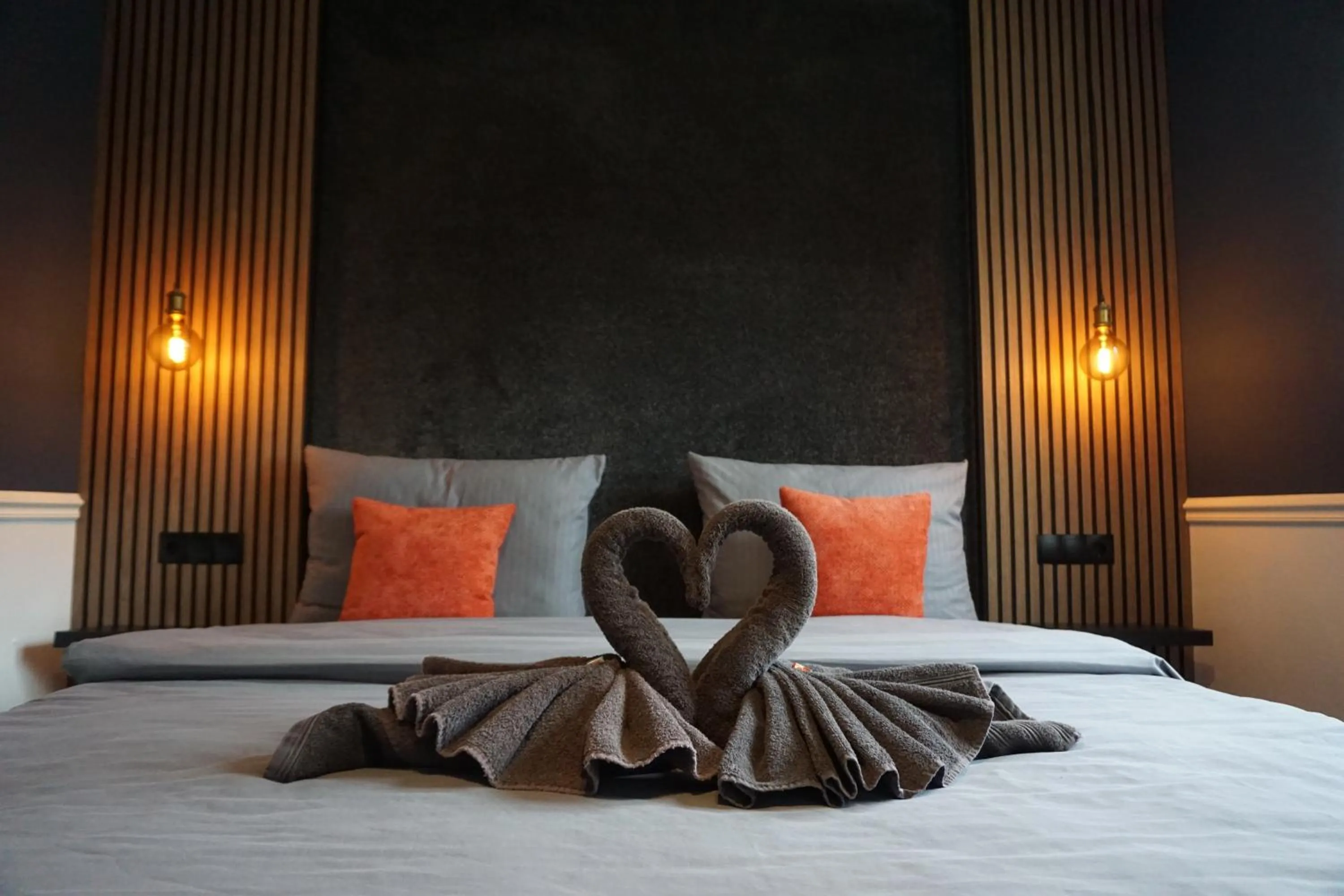 Photo of the whole room, Bed in Hotel Groote Engel