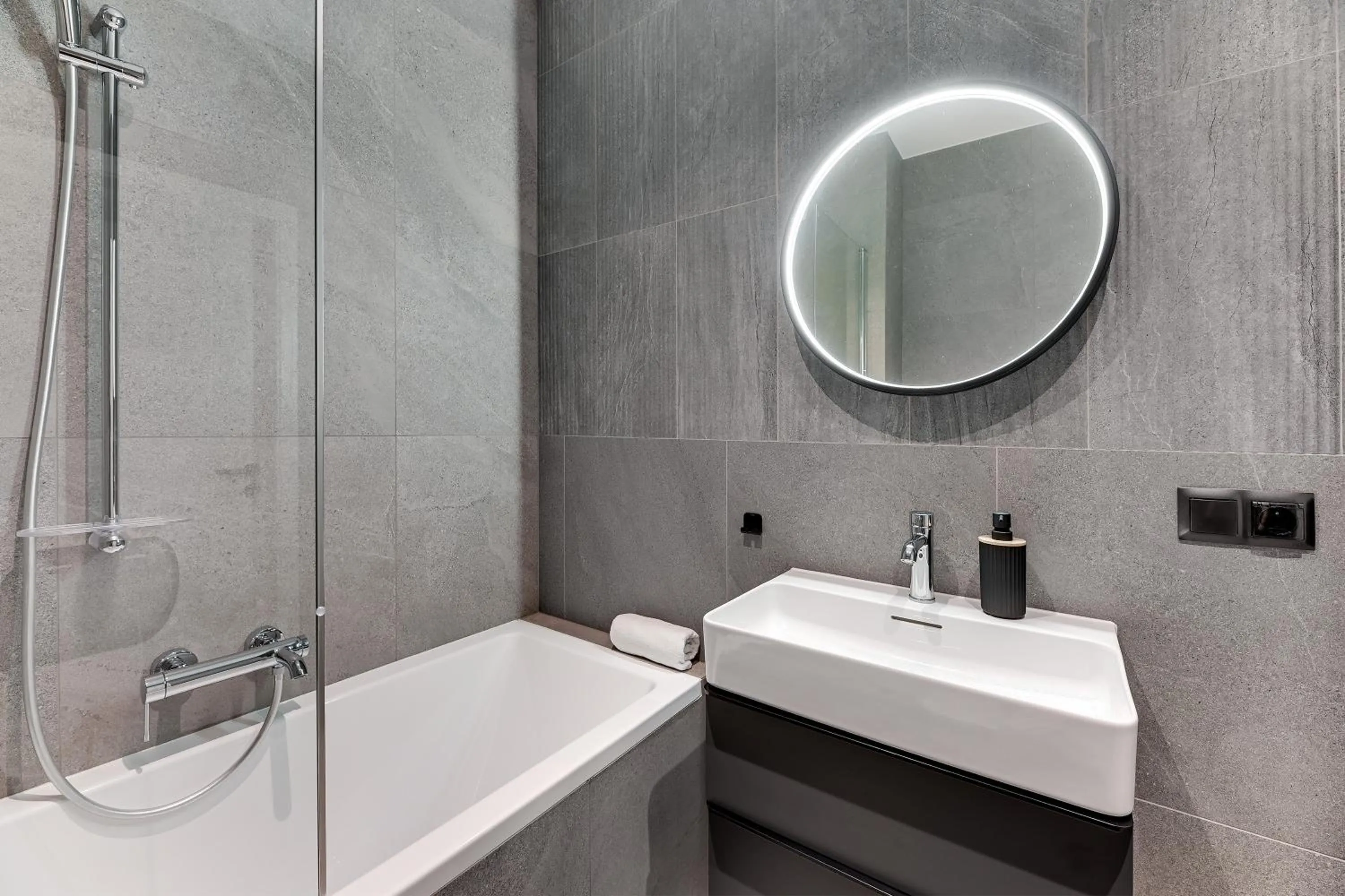 Shower in Gdańsk Comfort Apartaments Łąkowa