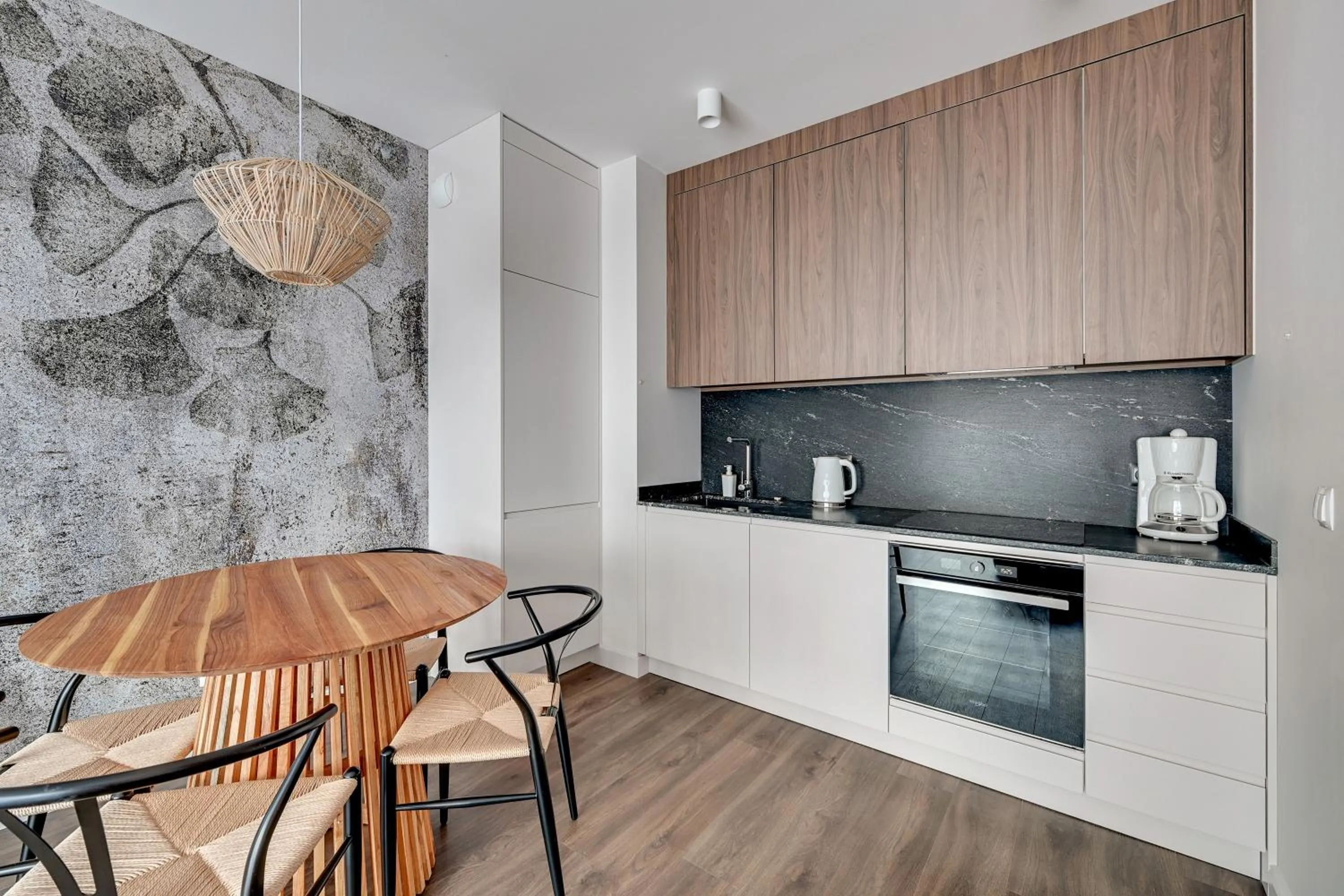 Kitchen or kitchenette in Gdańsk Comfort Apartaments Łąkowa