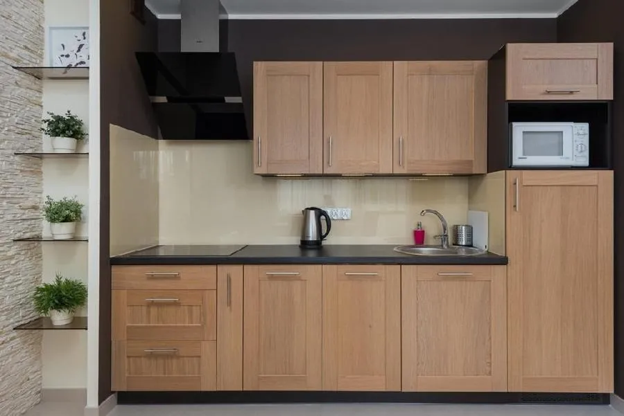 Kitchen or kitchenette in Gdańsk Comfort Apartaments Łąkowa