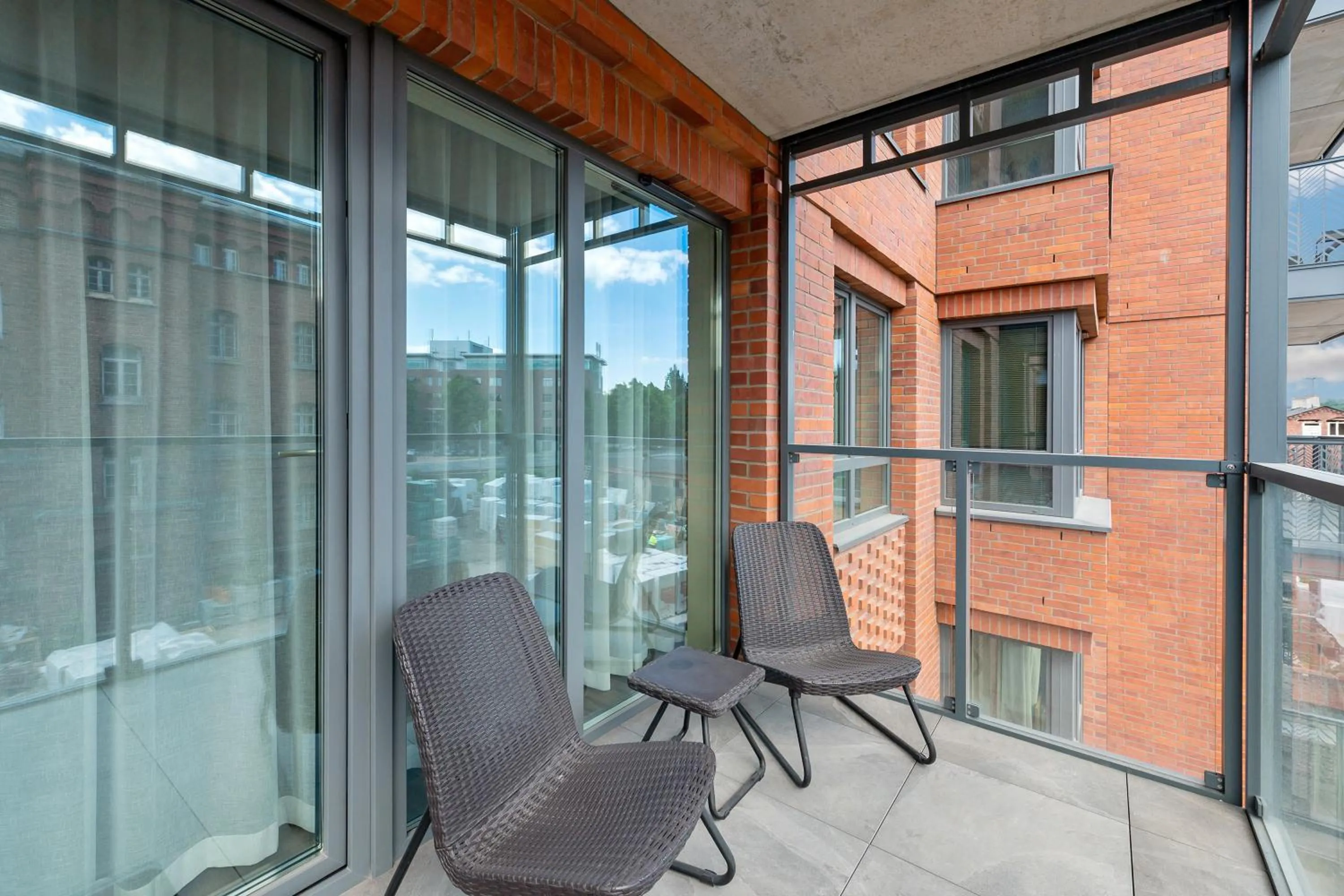 Balcony/Terrace in Gdańsk Comfort Apartaments Łąkowa