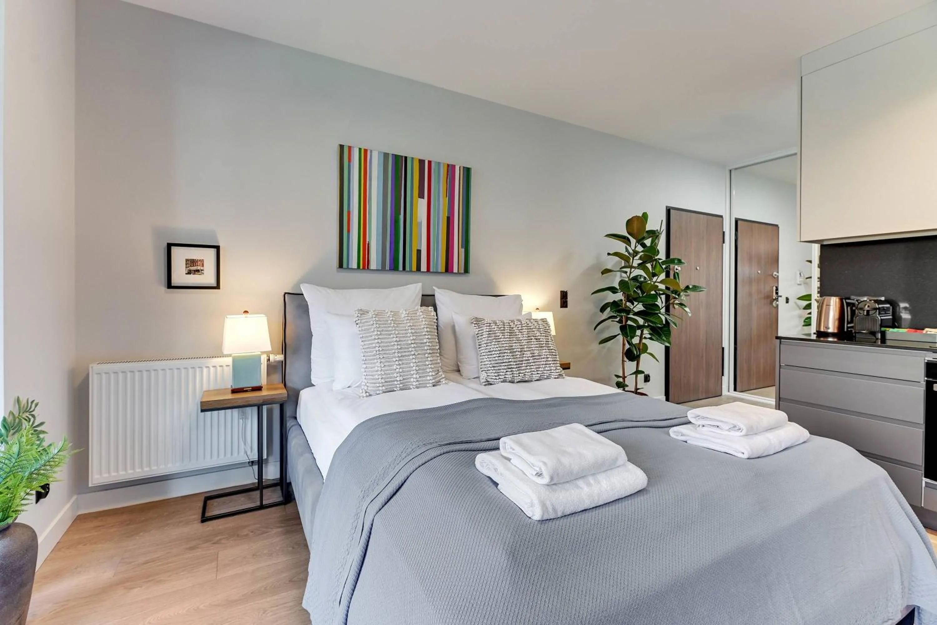 Bedroom, Bed in Gdańsk Comfort Apartaments Łąkowa