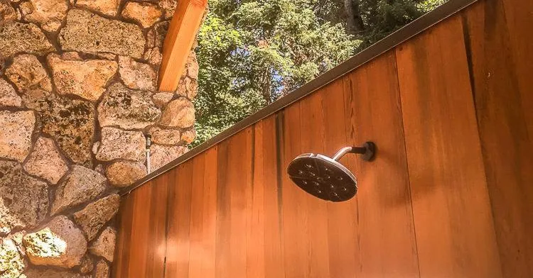 Shower in Carriage House On The Stream Sundance, Utah