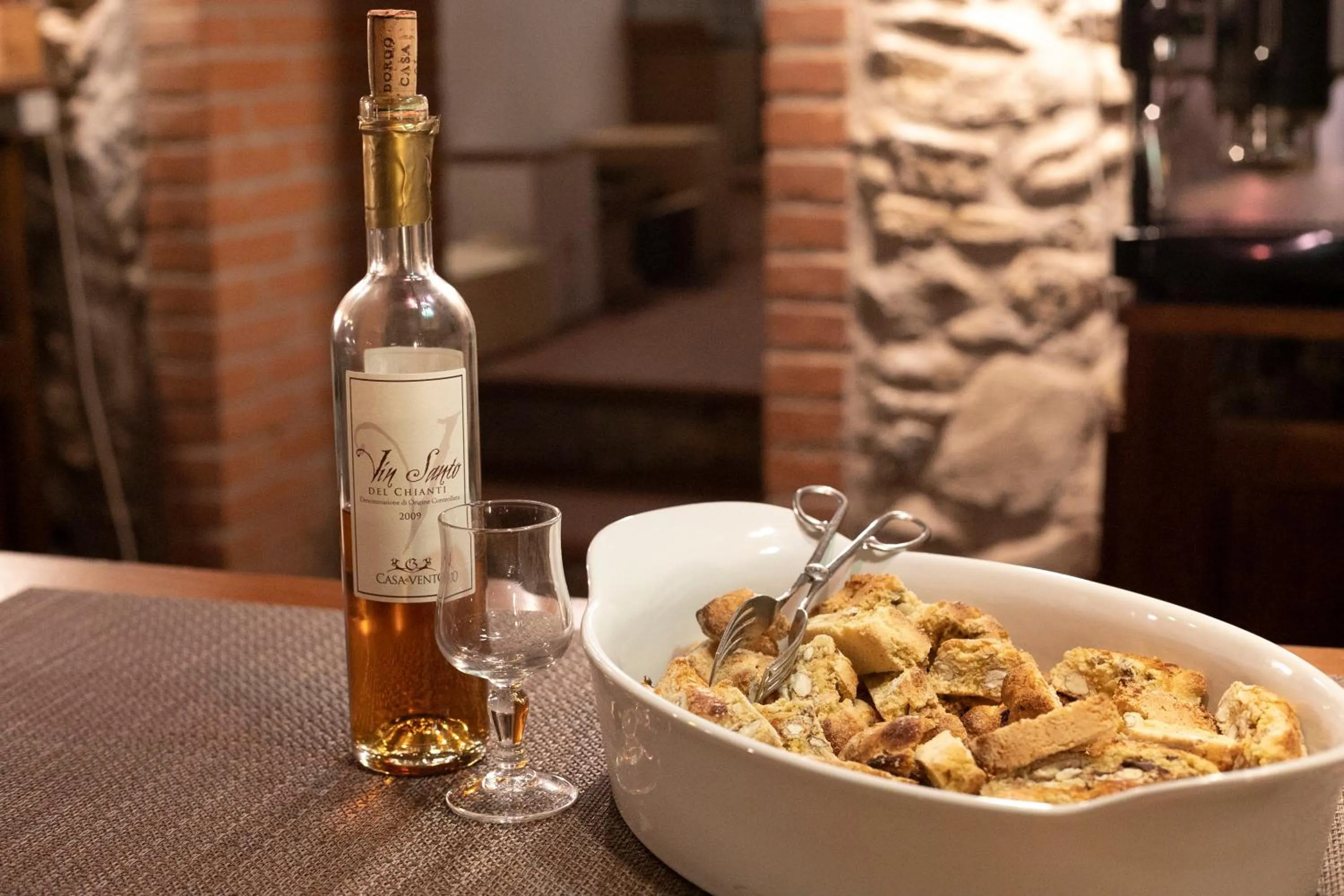 Food and drinks in Borgo Casa al Vento