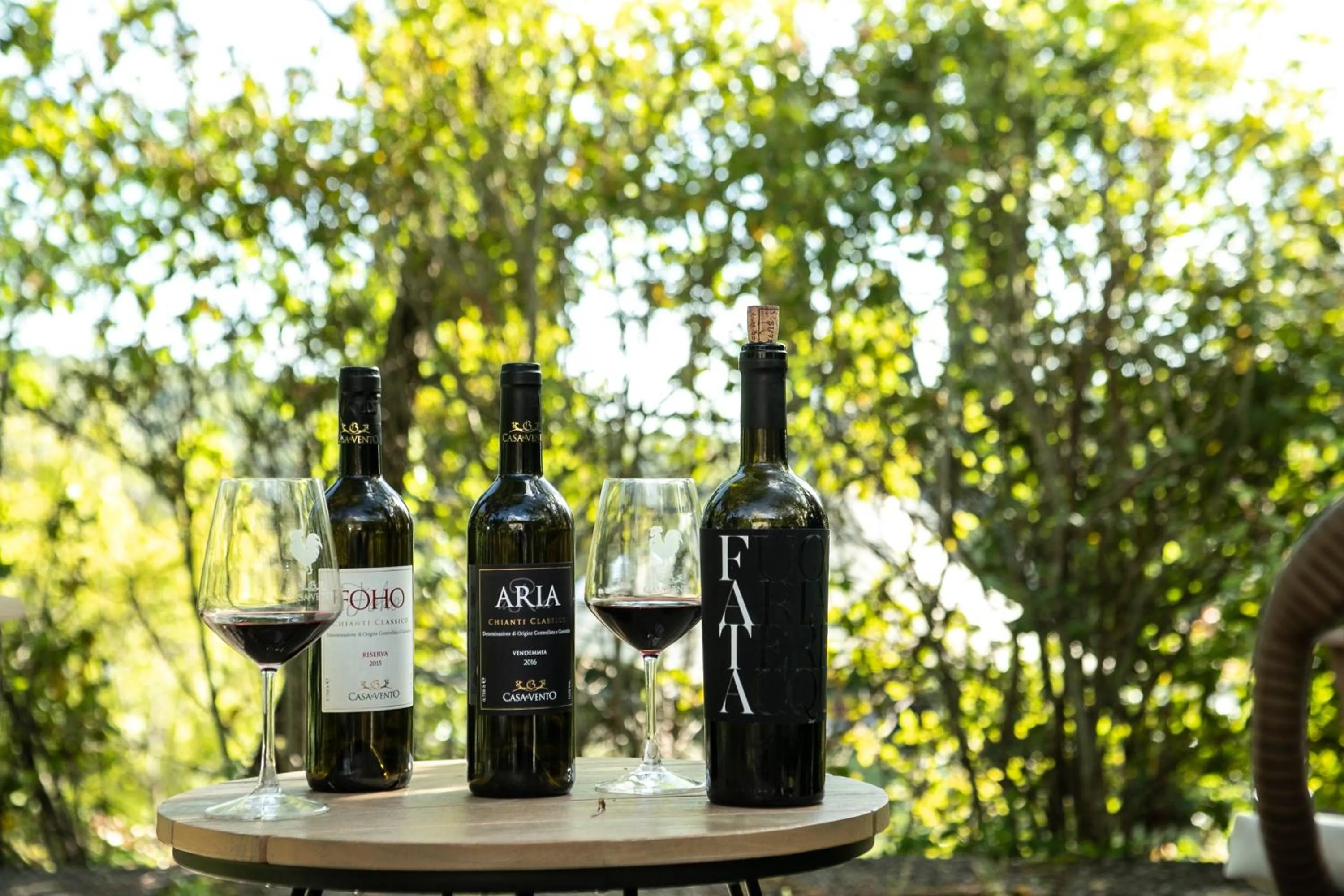 Alcoholic drinks in Borgo Casa al Vento