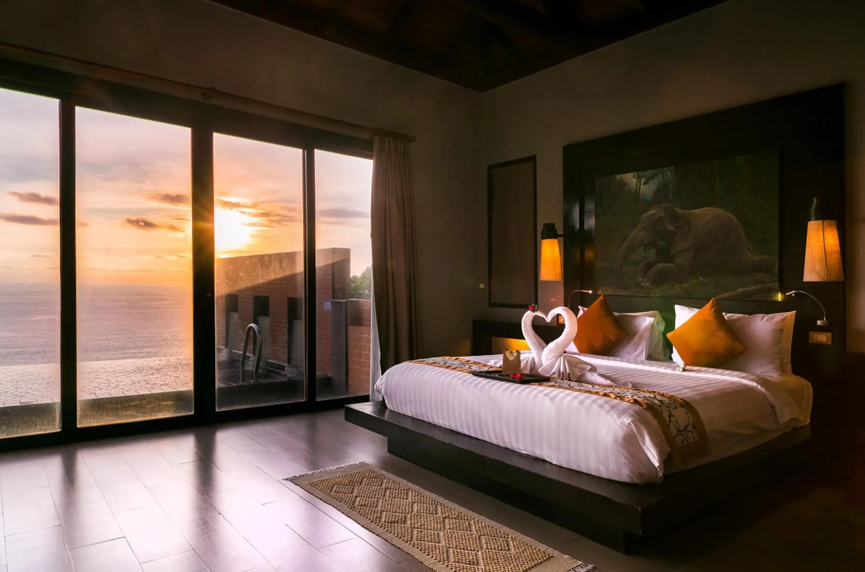 Pool view, Bed in Ayara Kamala Resort & Spa - SHA Extra Plus Pool view, Bed in Ayara Kamala Resort & Spa - SHA Extra Plus