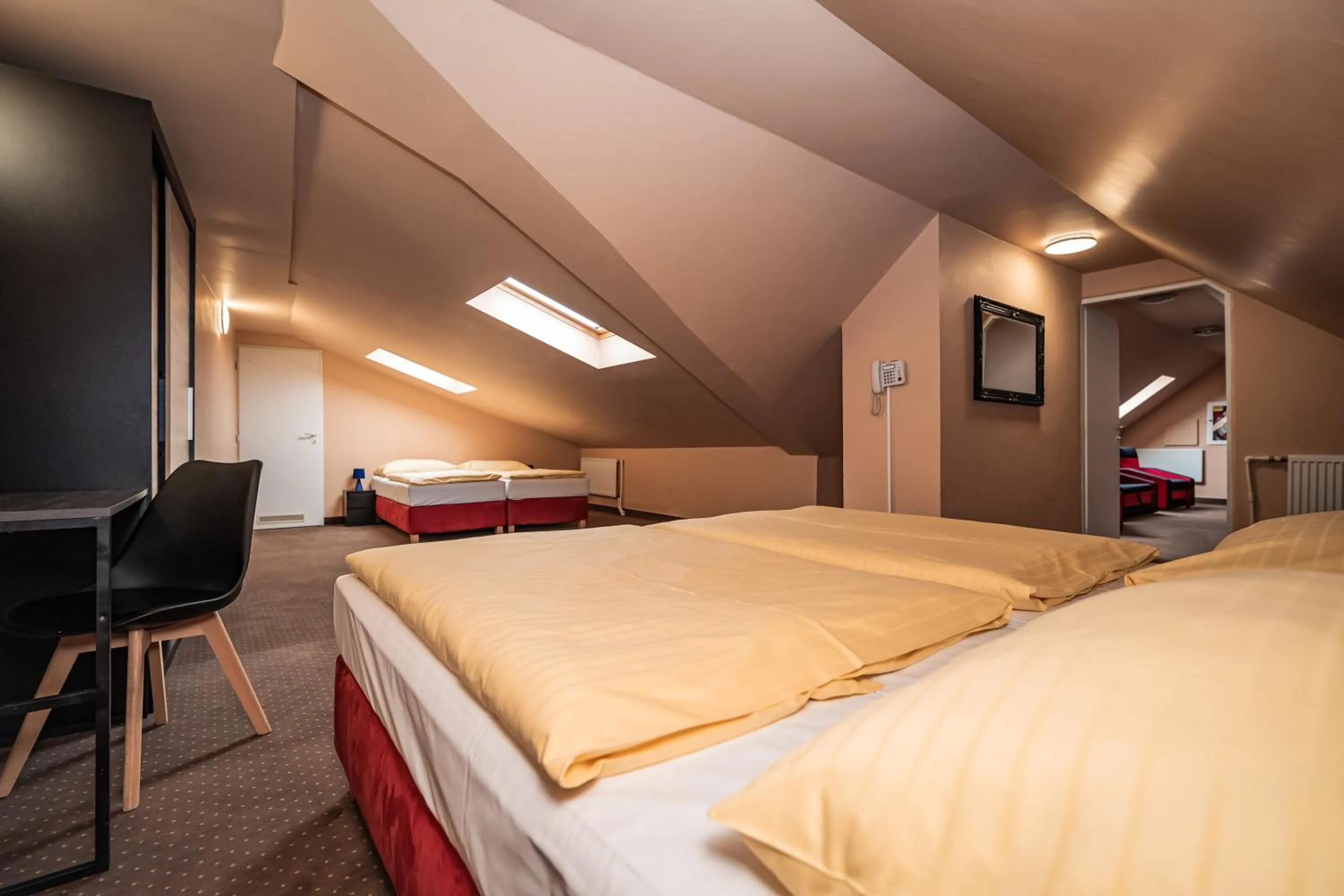 Bed in Hotel Czechia