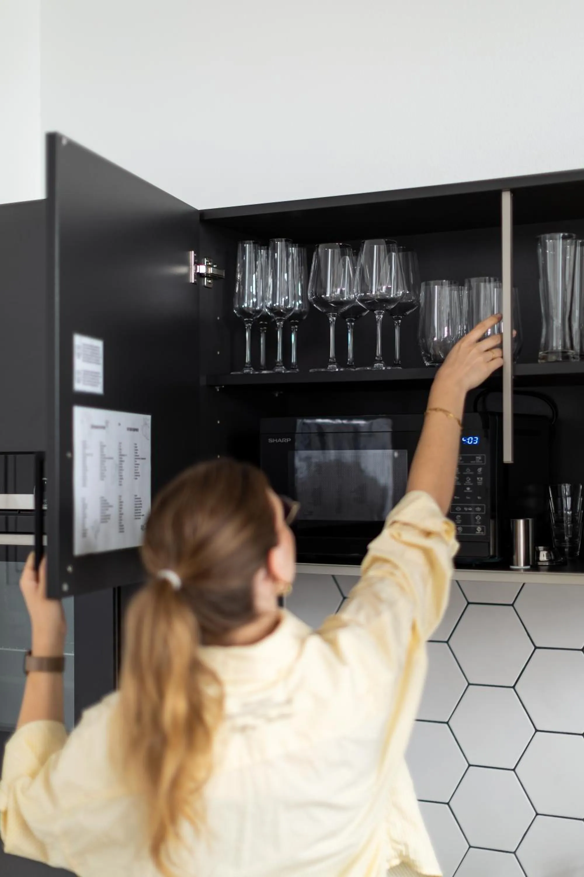 kitchen in Urban Jungle Apartments