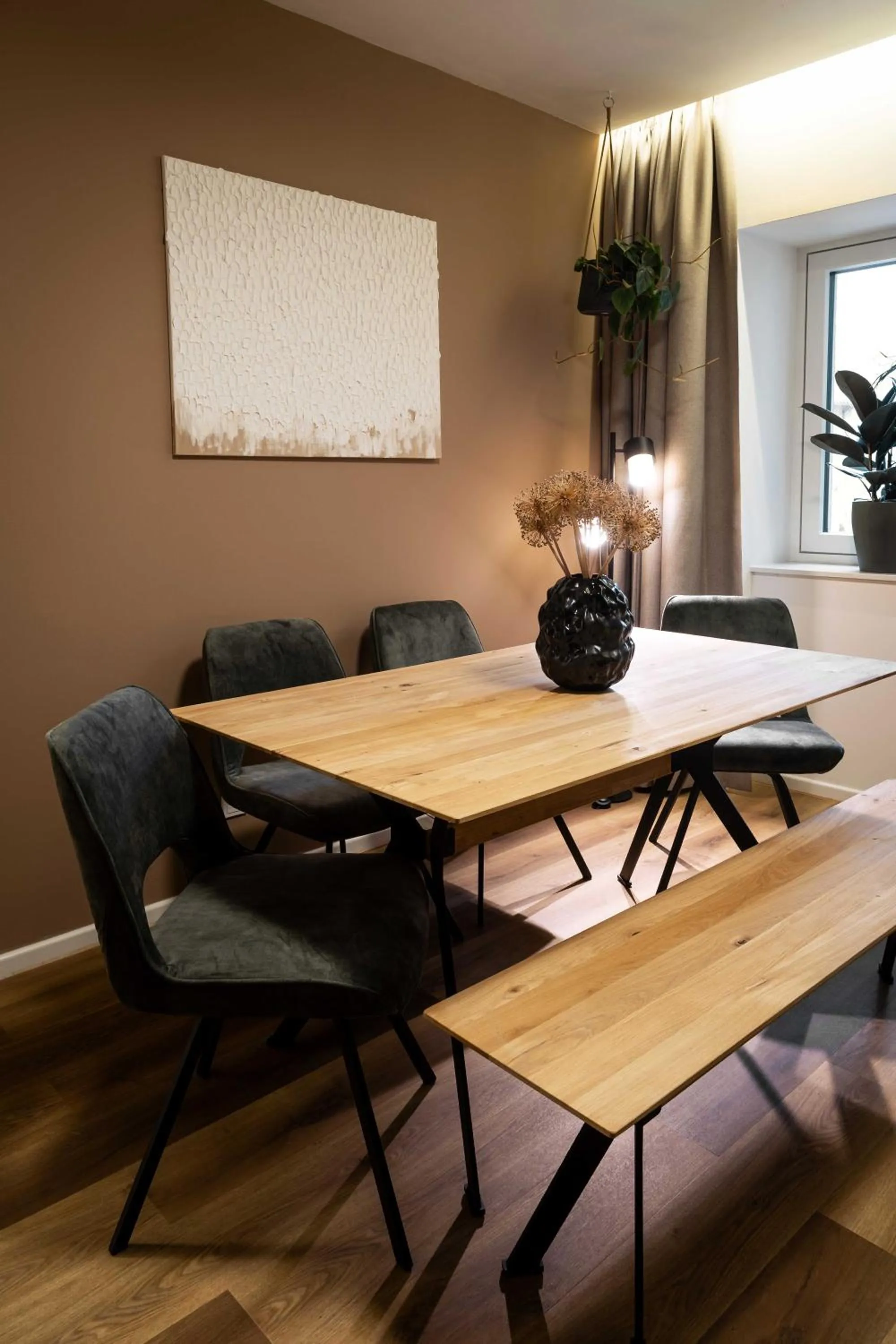 Dining area in Urban Jungle Apartments