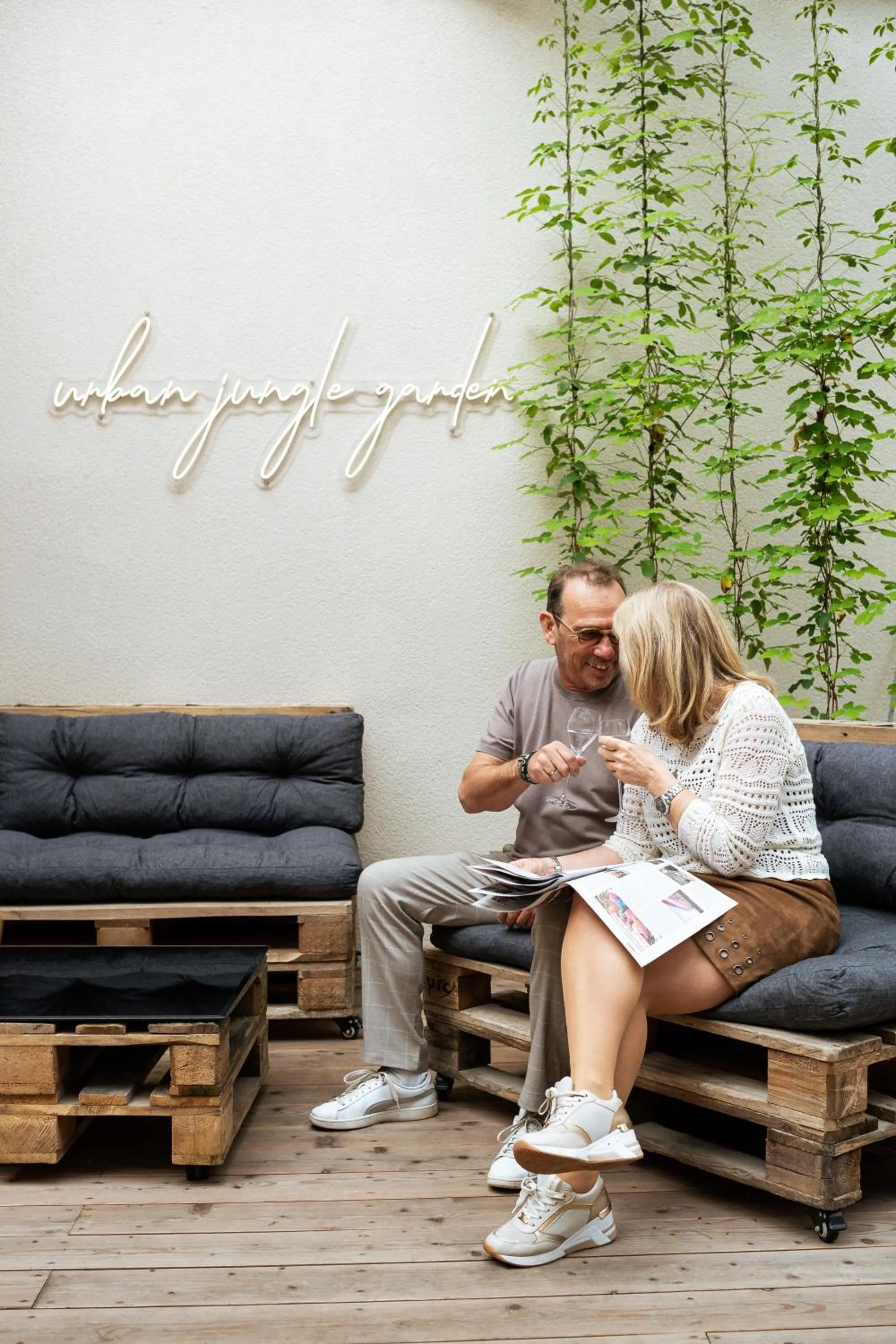 Patio in Urban Jungle Apartments