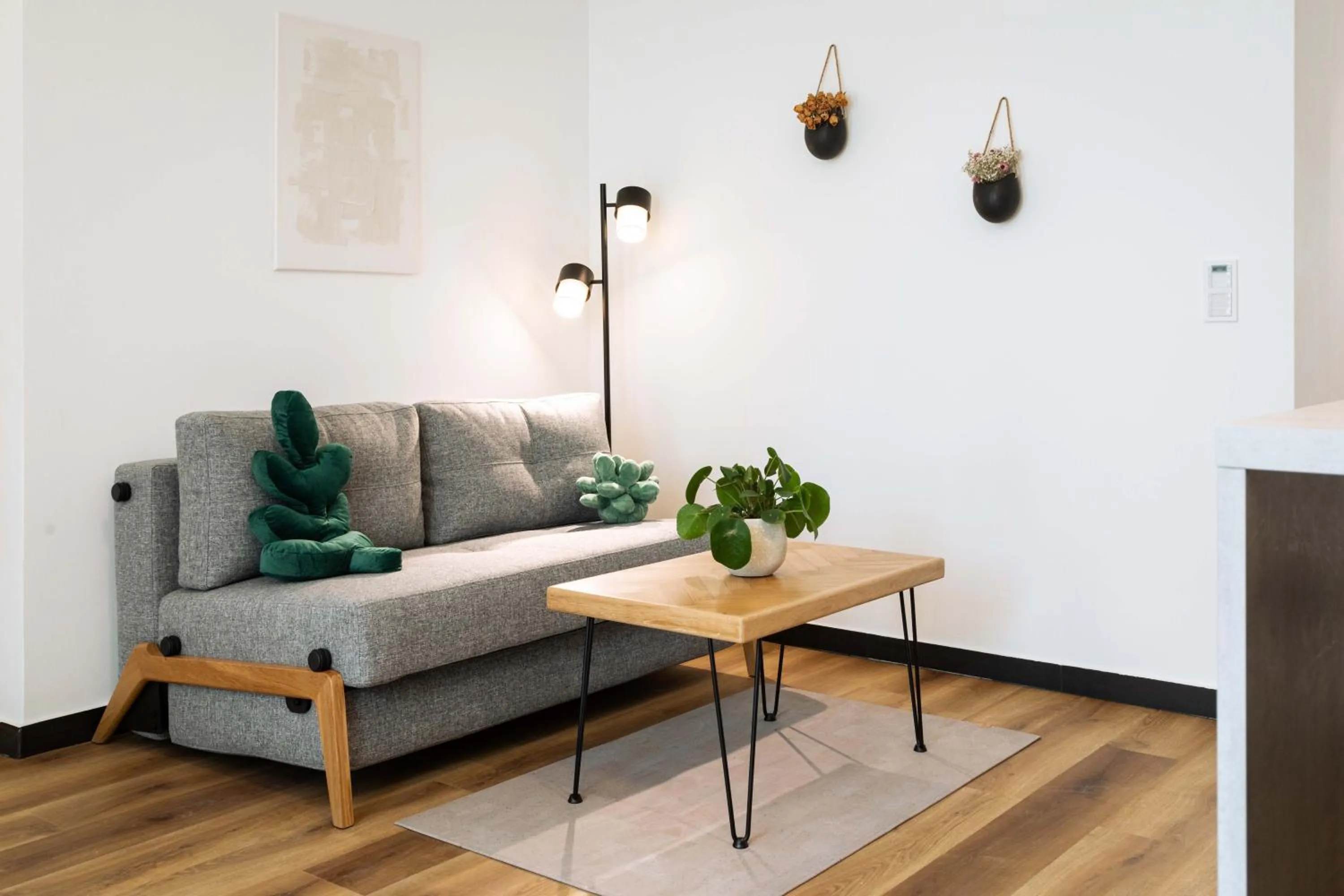 Living room in Urban Jungle Apartments