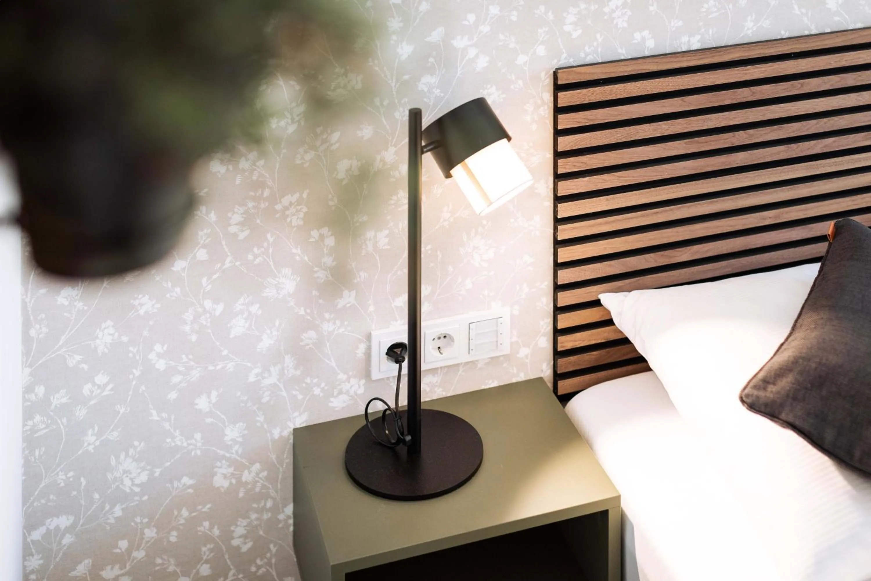 Decorative detail, Bed in Urban Jungle Apartments