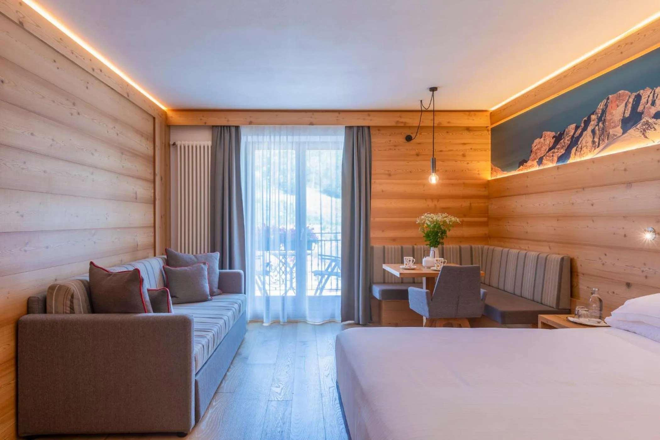 Bed in Hotel Lagorai Resort & Spa