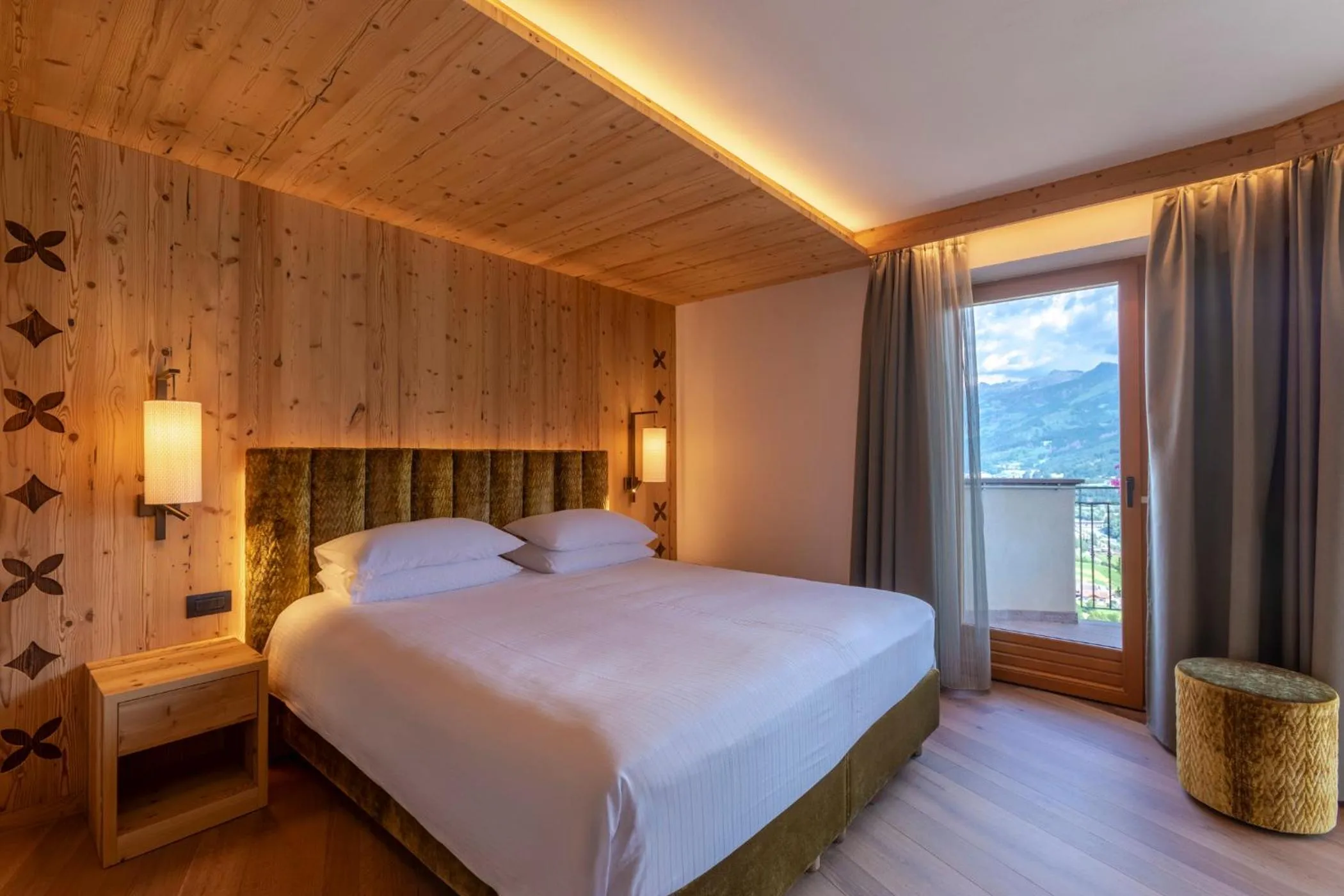 Bed in Hotel Lagorai Resort & Spa