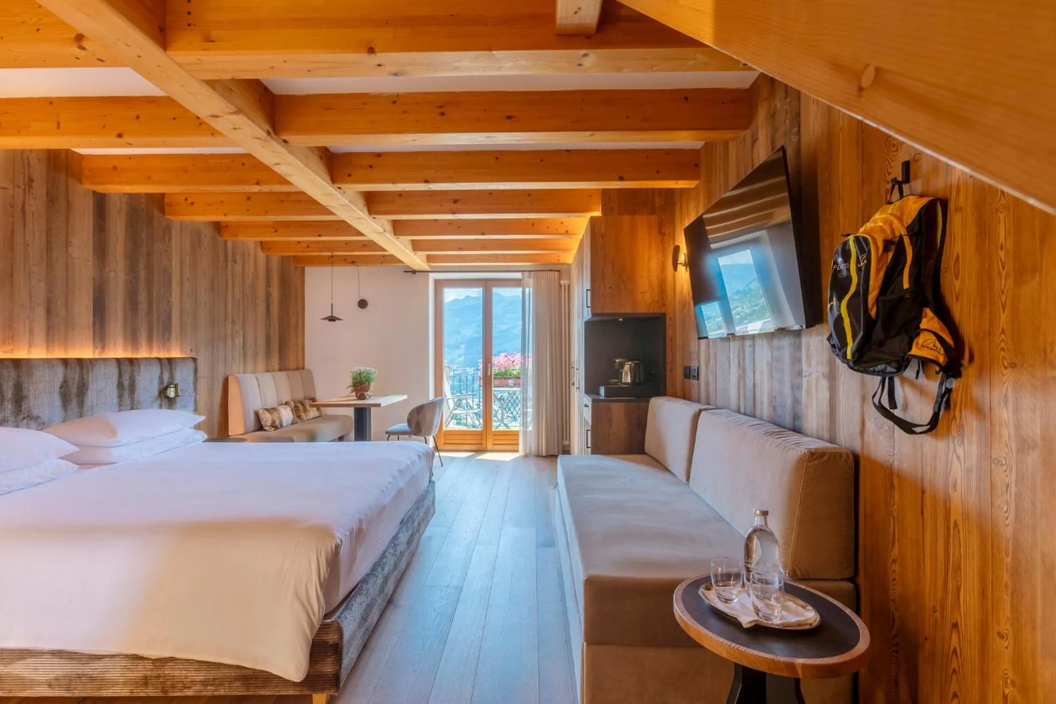 Bed in Hotel Lagorai Resort & Spa