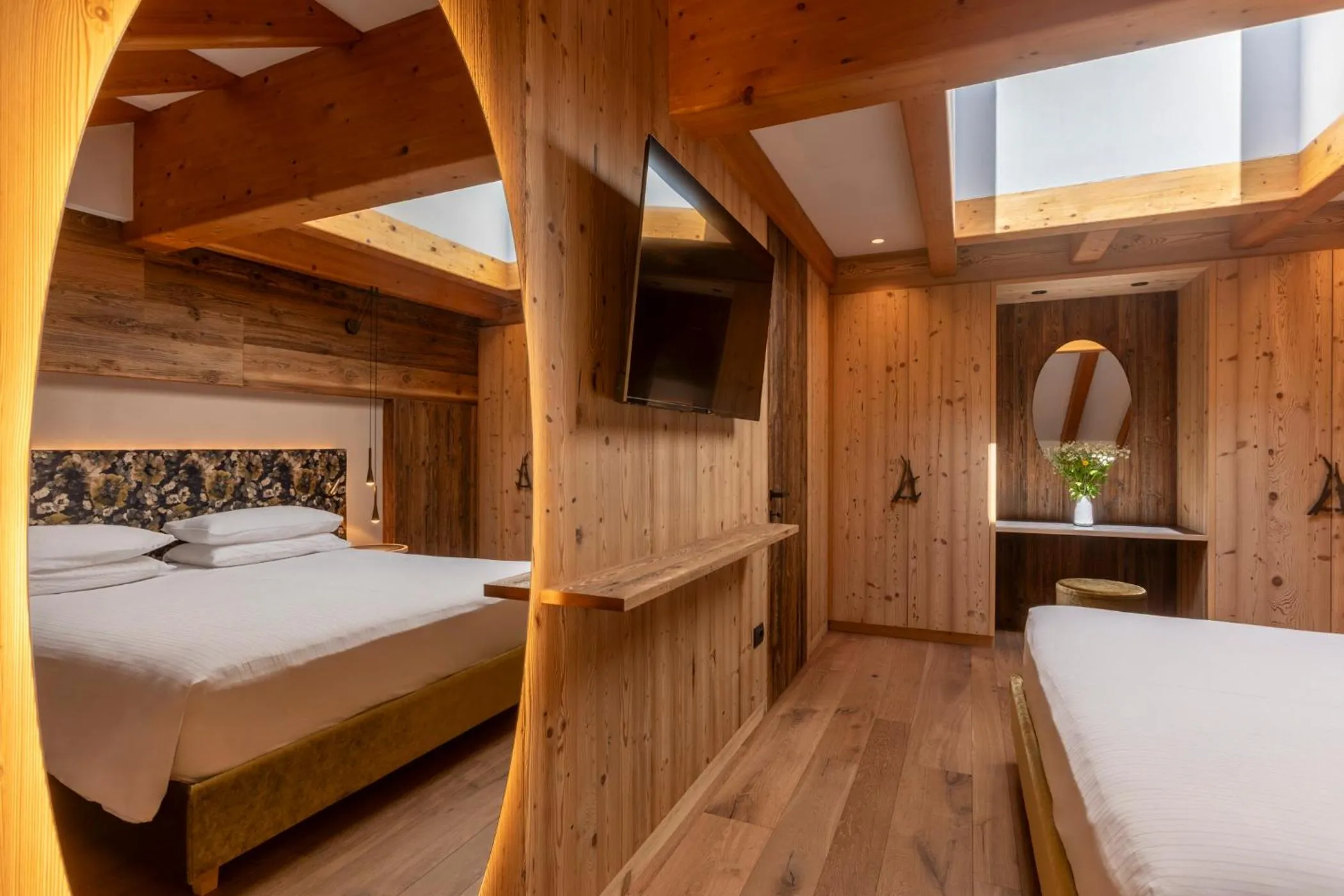 Bed in Hotel Lagorai Resort & Spa