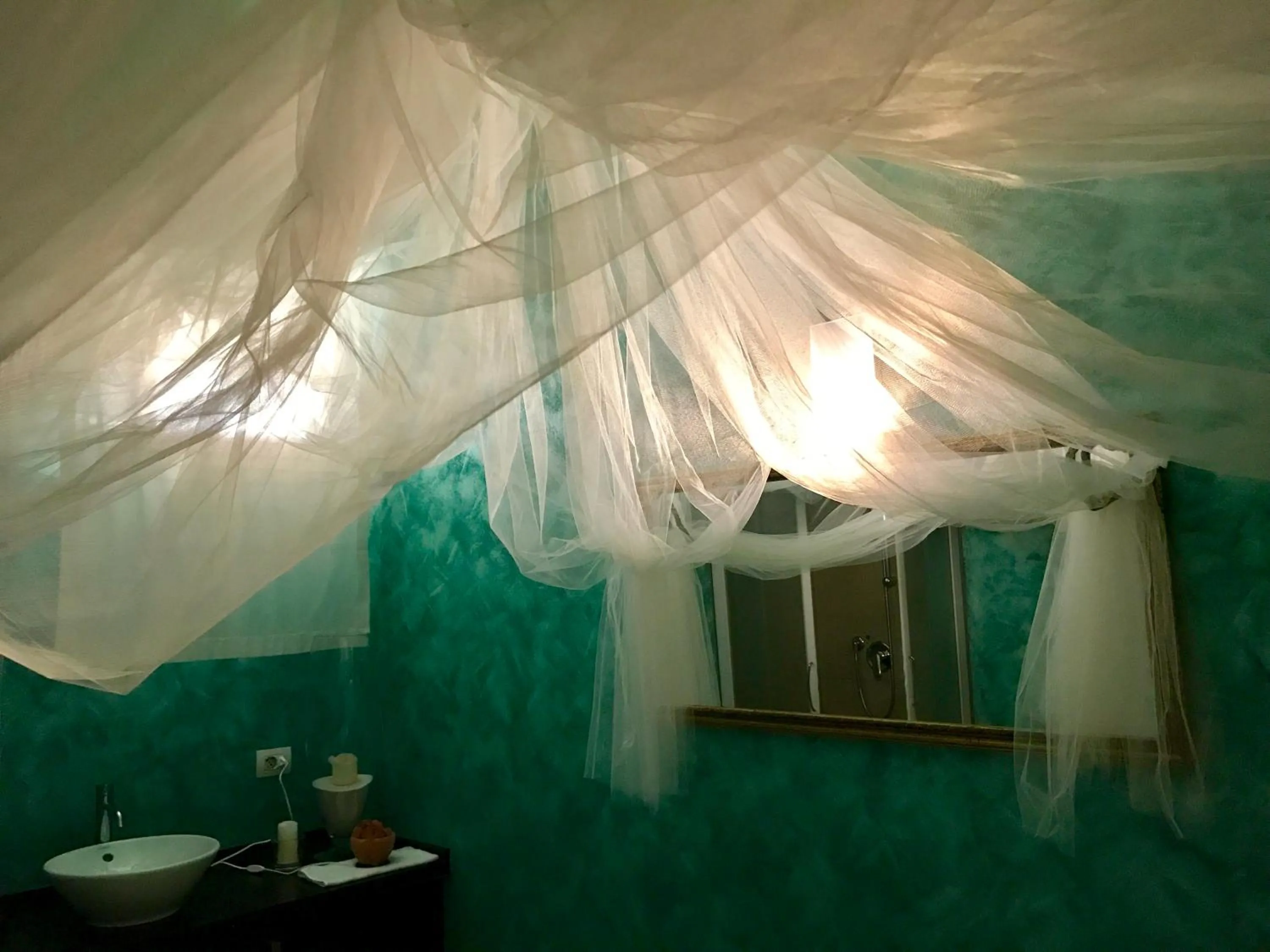 Decorative detail, Bed in Hotel San Martino