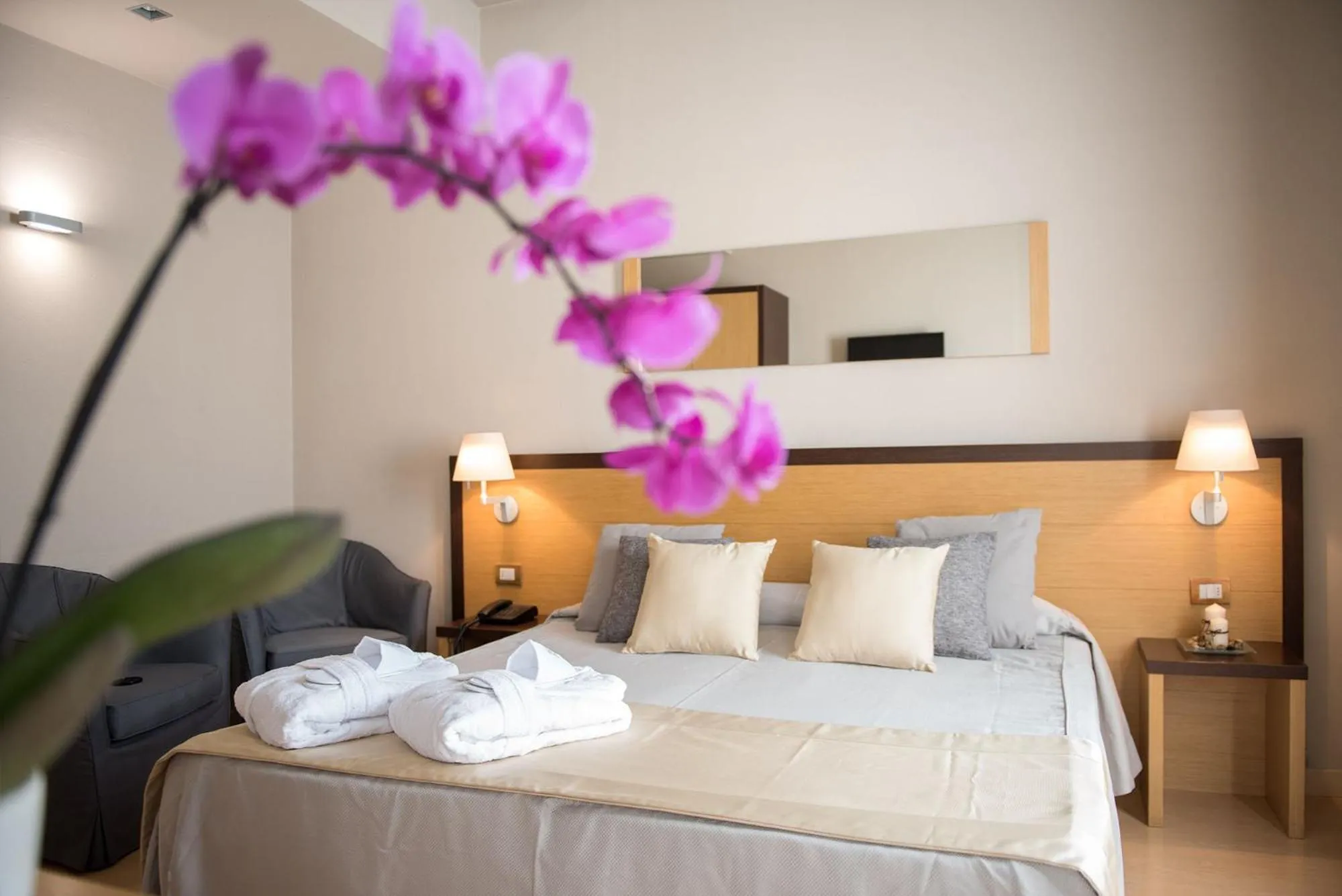 Bed in Hotel San Martino