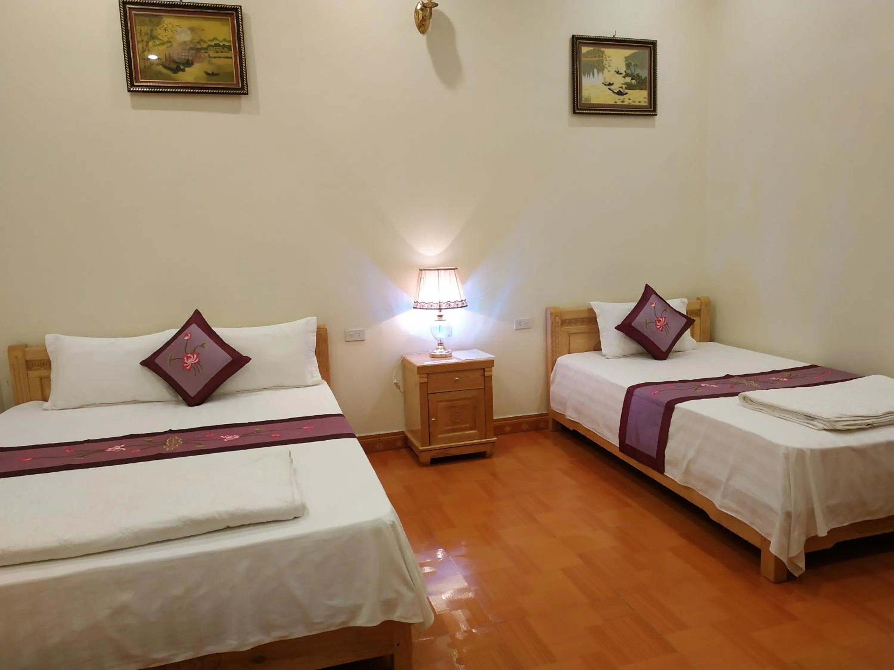 Bed in Tam Coc Smile Homestay