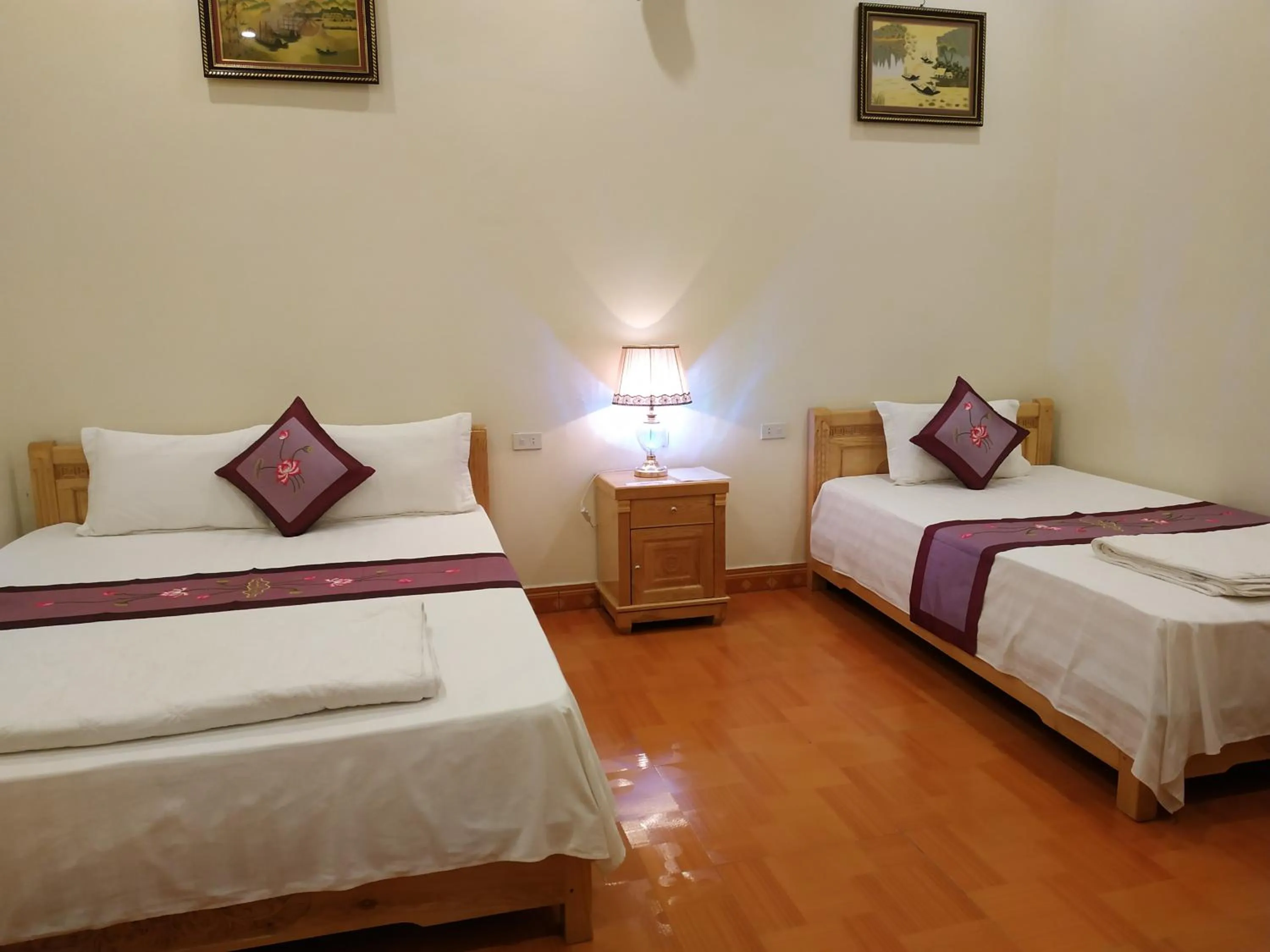 Bed in Tam Coc Smile Homestay