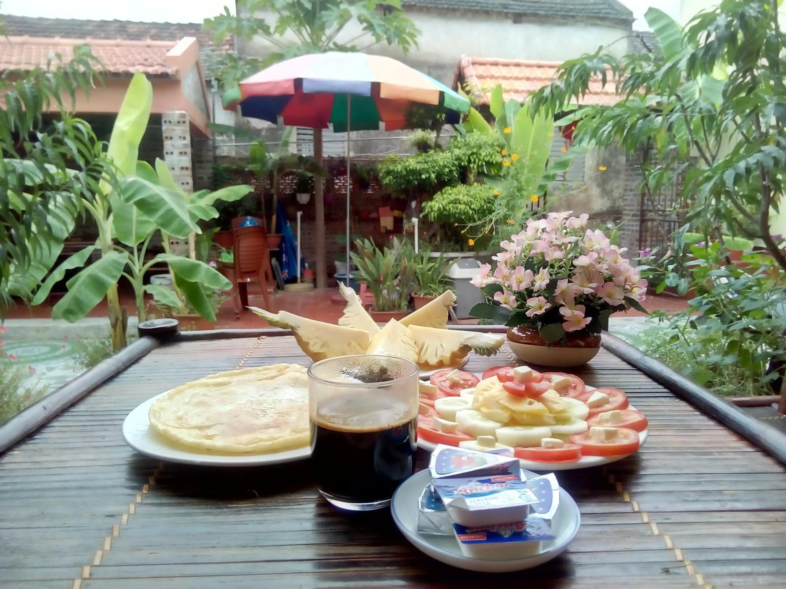 Breakfast in Tam Coc Smile Homestay