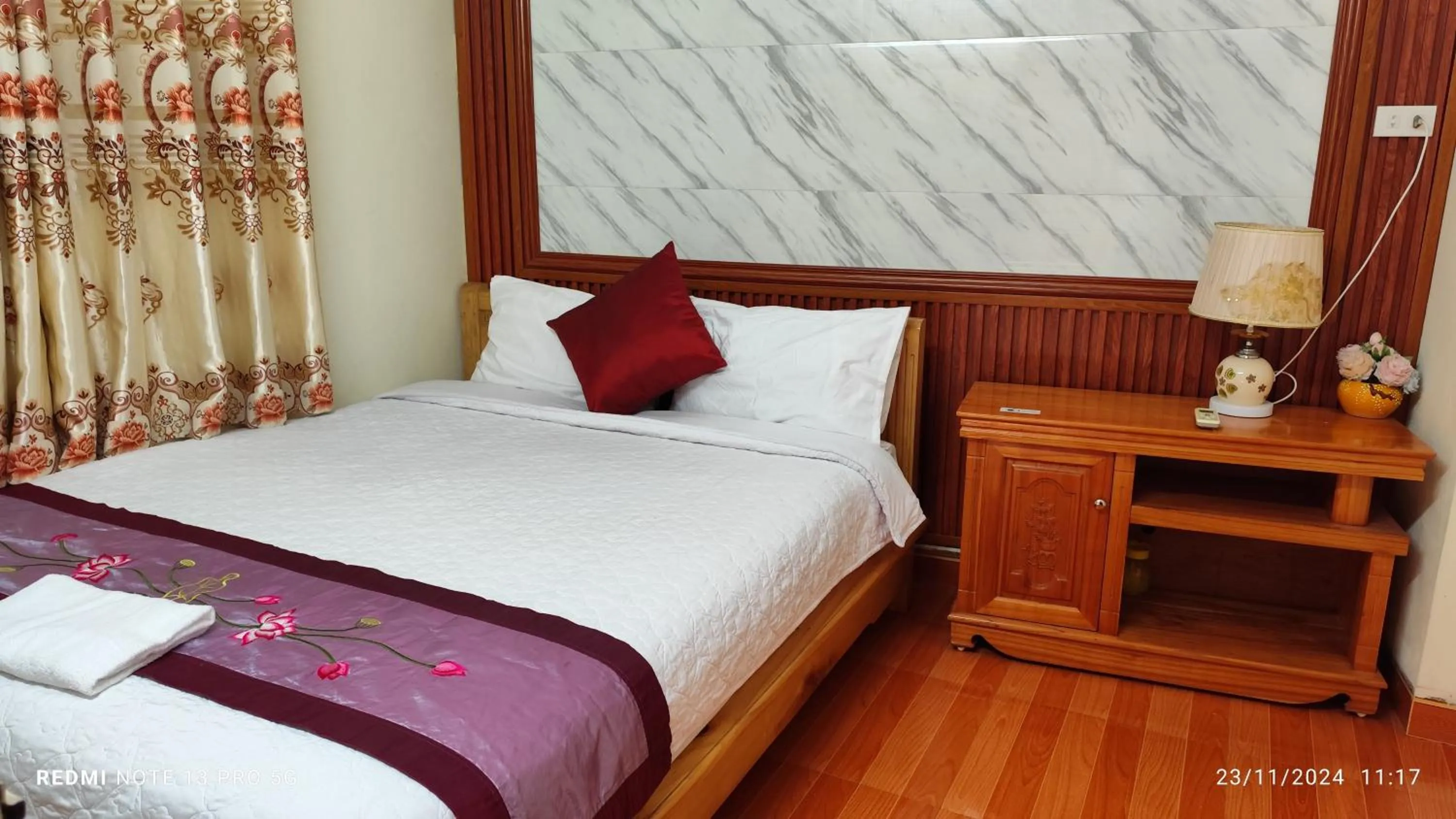 Bed in Tam Coc Smile Homestay