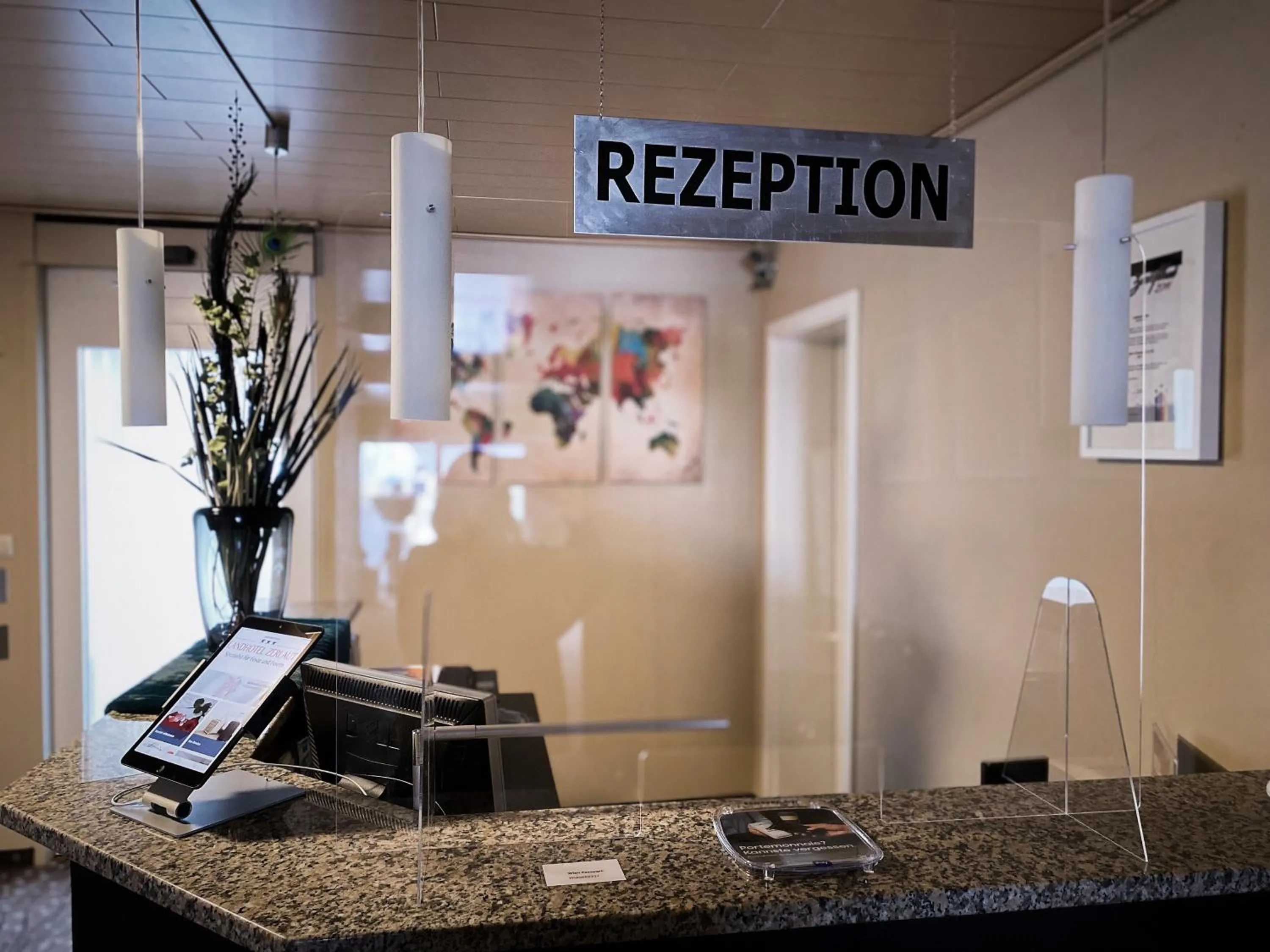 Lobby or reception in Landhotel Zerlaut