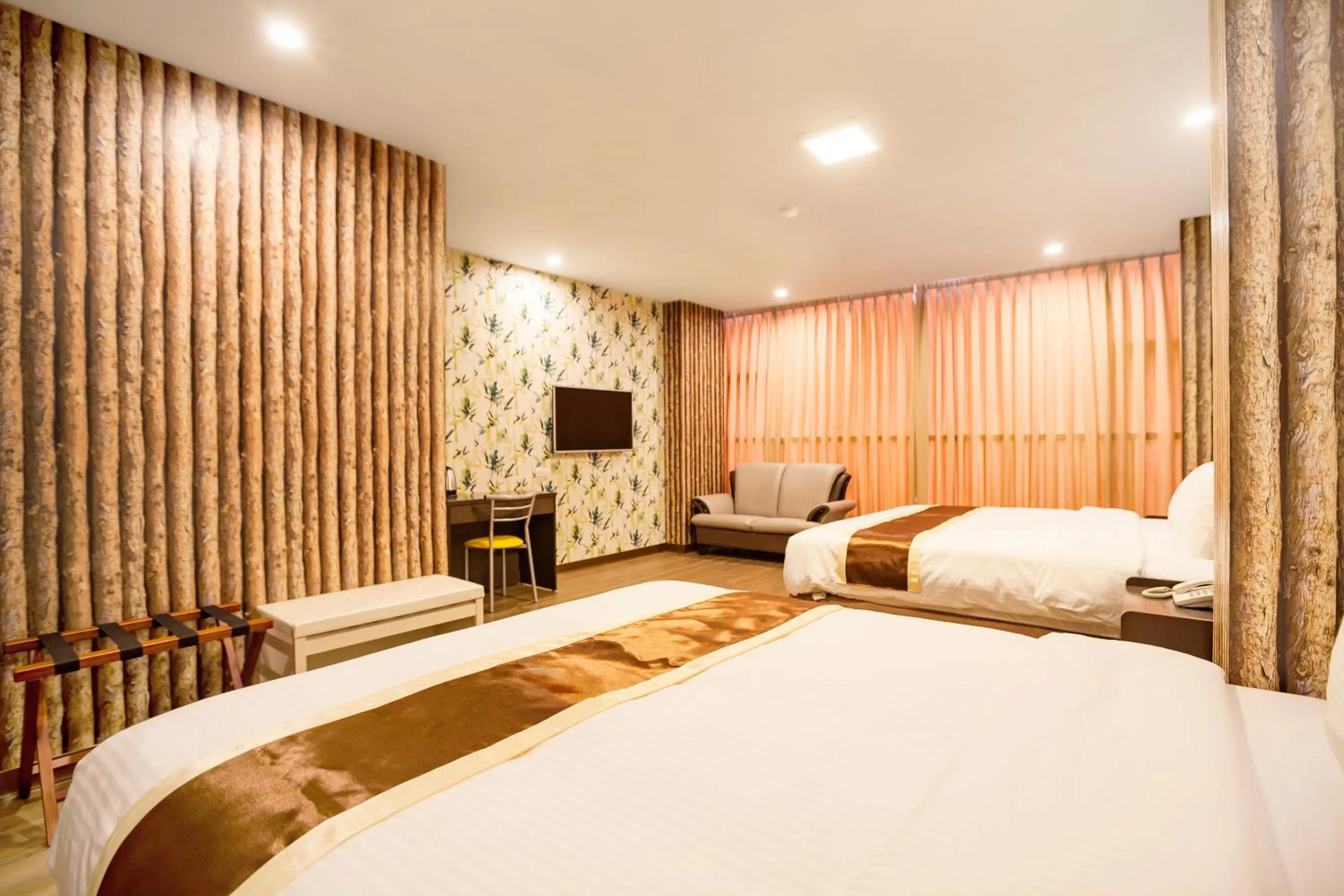 Decorative detail, Bed in A Ace Hotel