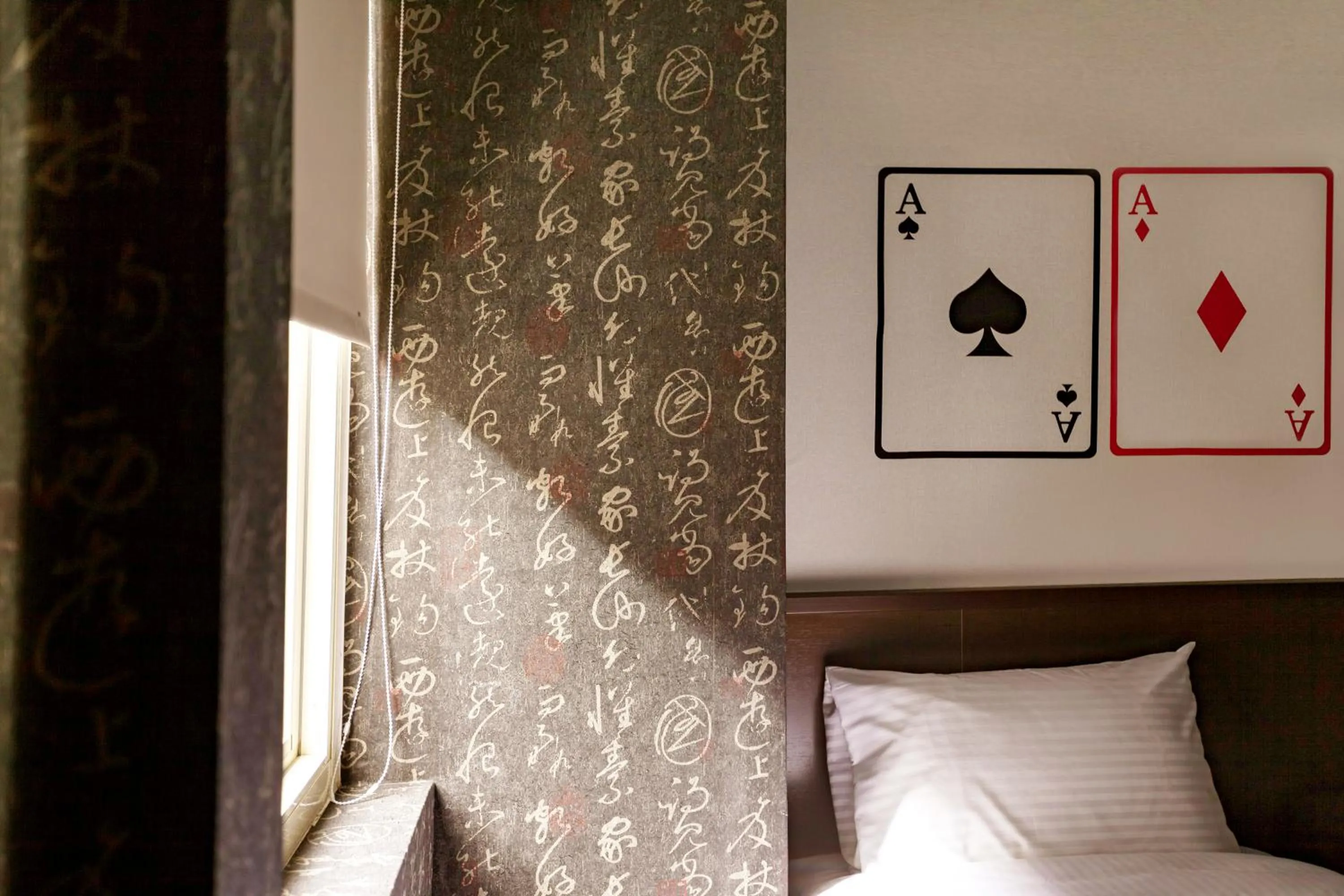 Decorative detail, Bed in A Ace Hotel