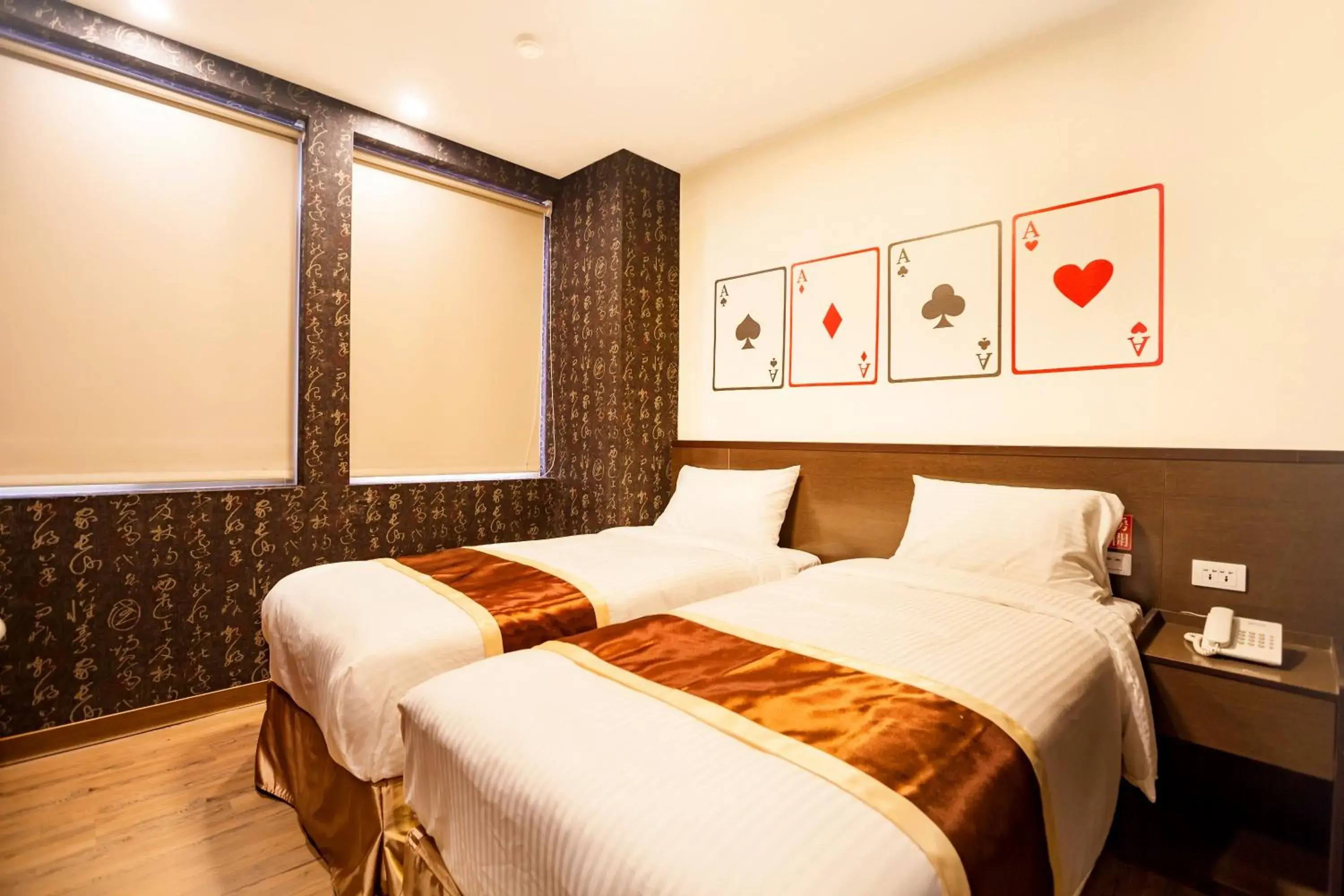 Decorative detail, Bed in A Ace Hotel Decorative detail, Bed in A Ace Hotel