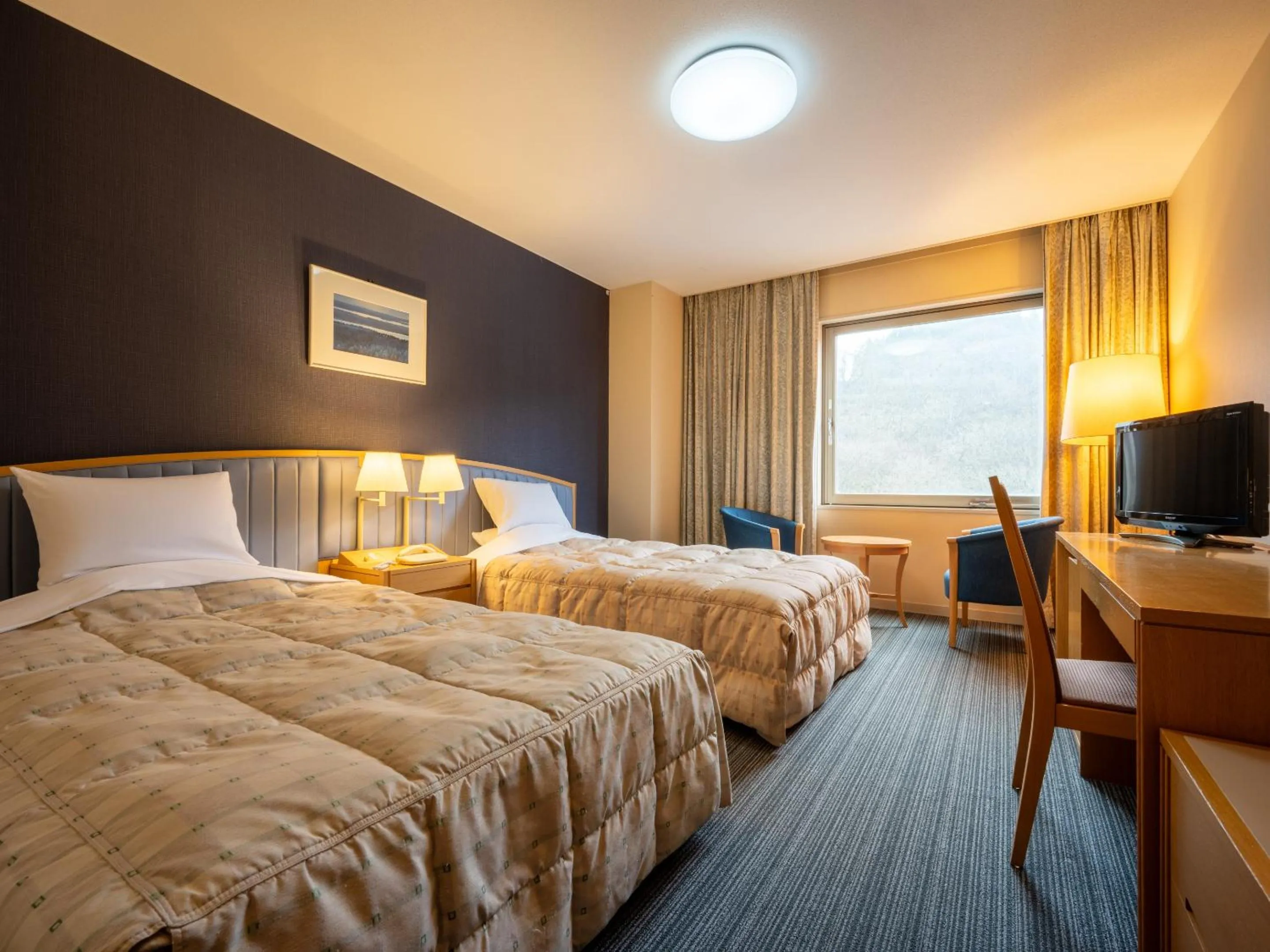 Photo of the whole room, Bed in Hotel Kazuno