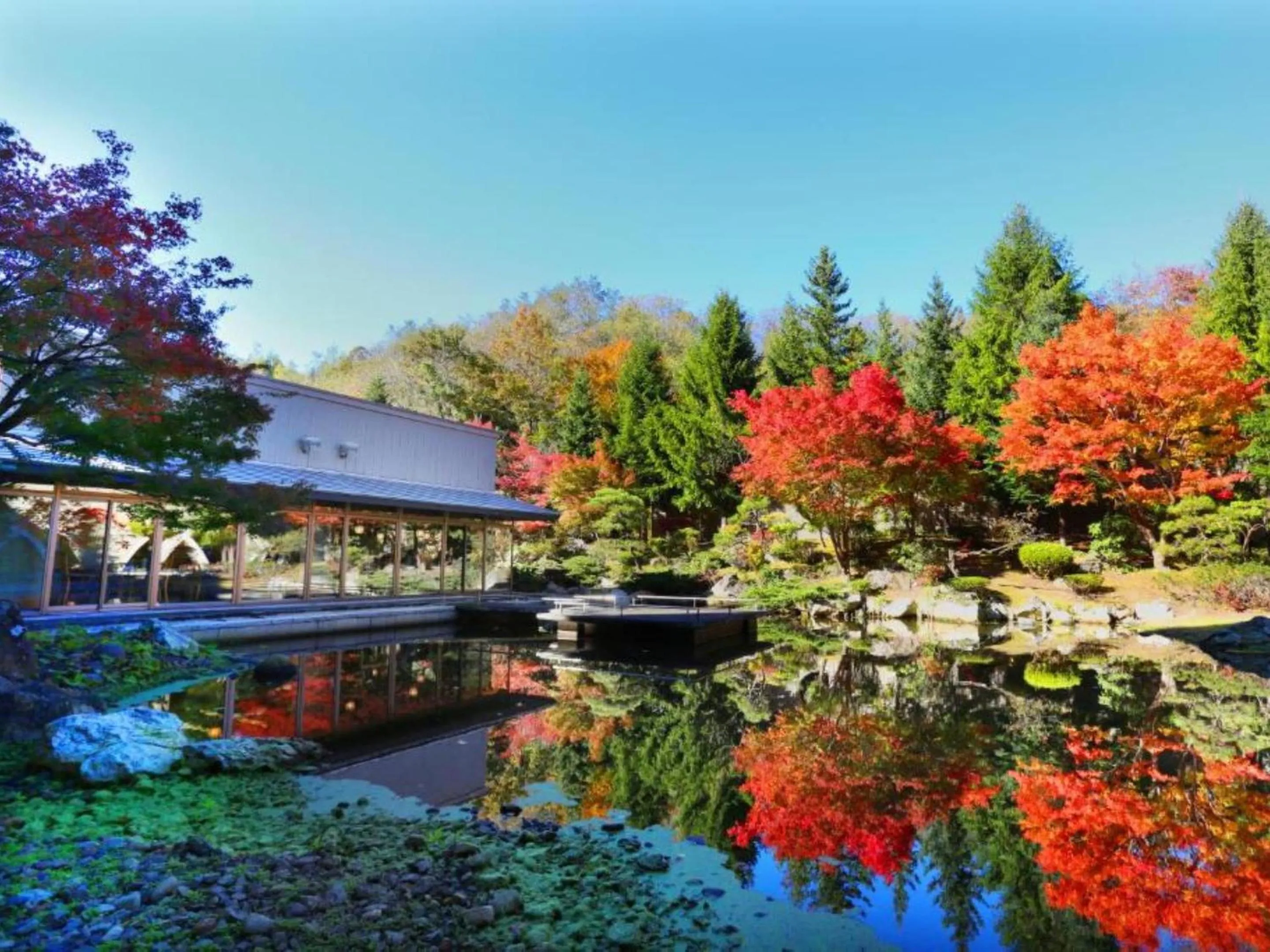 Garden in Hotel Kazuno