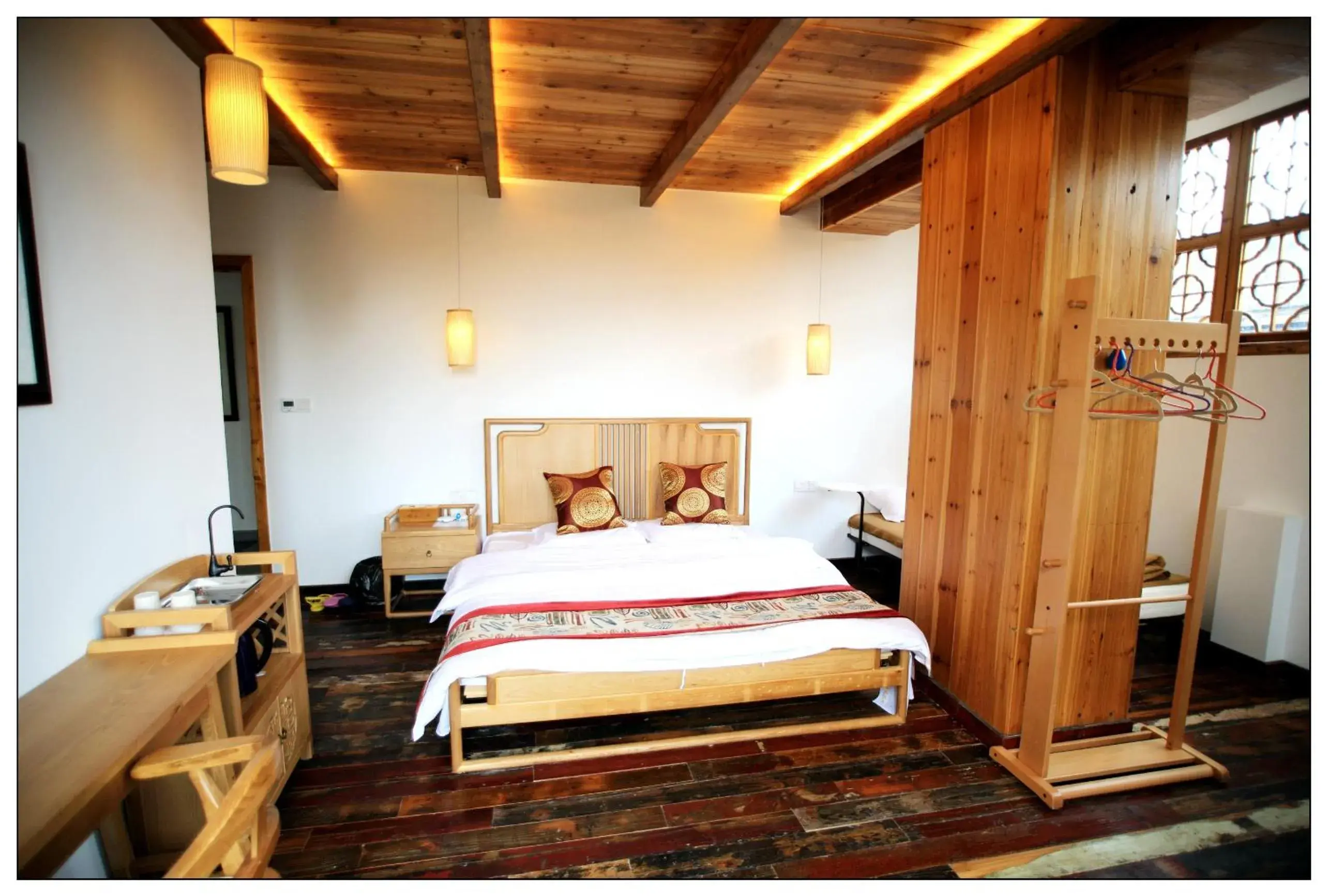 Bed in Tongli Begonia Flowers Guesthouse Bed in Tongli Begonia Flowers Guesthouse