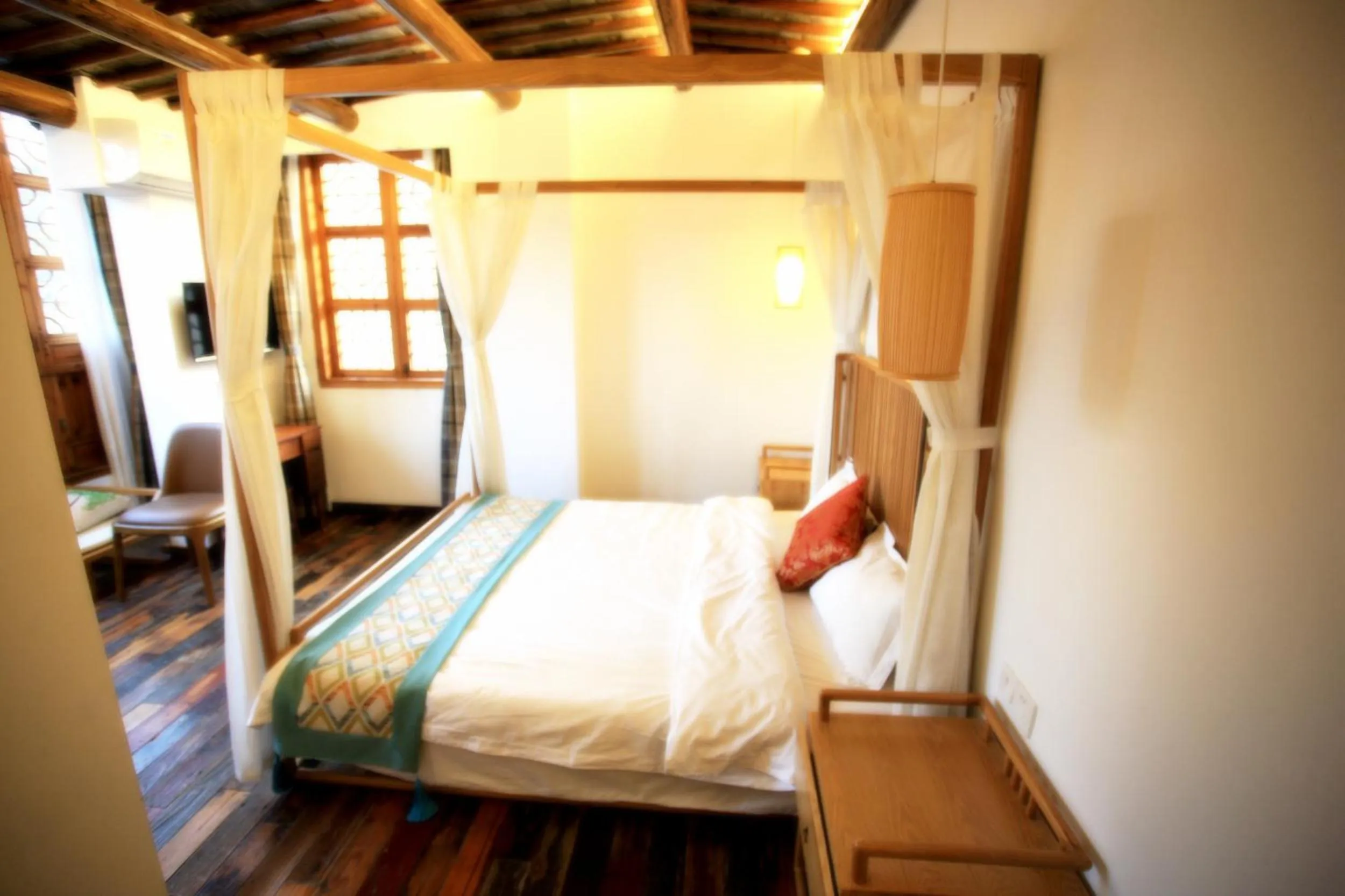 Photo of the whole room, Bed in Tongli Begonia Flowers Guesthouse