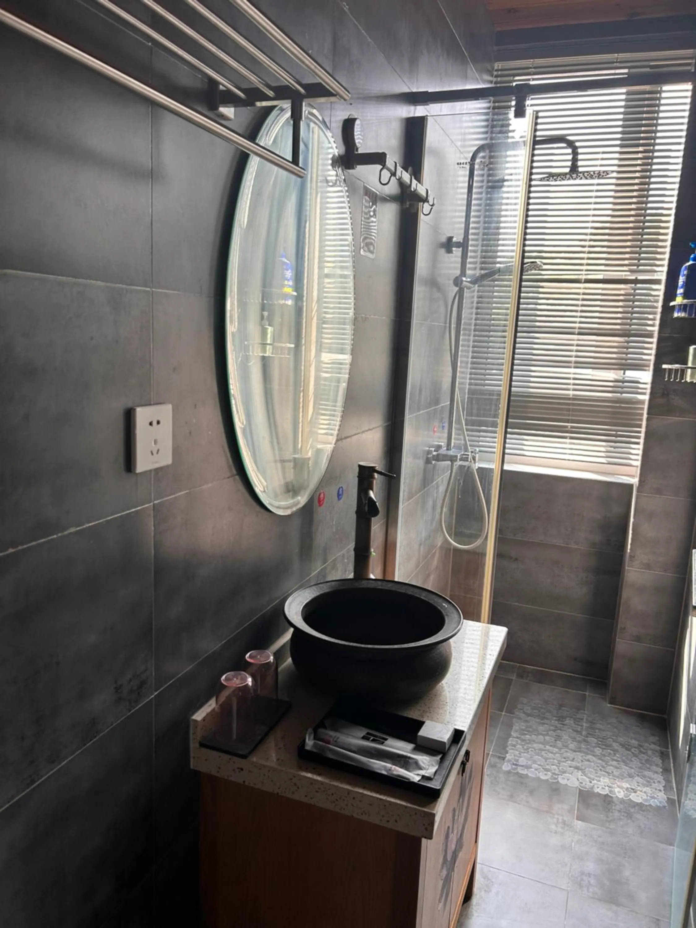 Toilet in Tongli Begonia Flowers Guesthouse