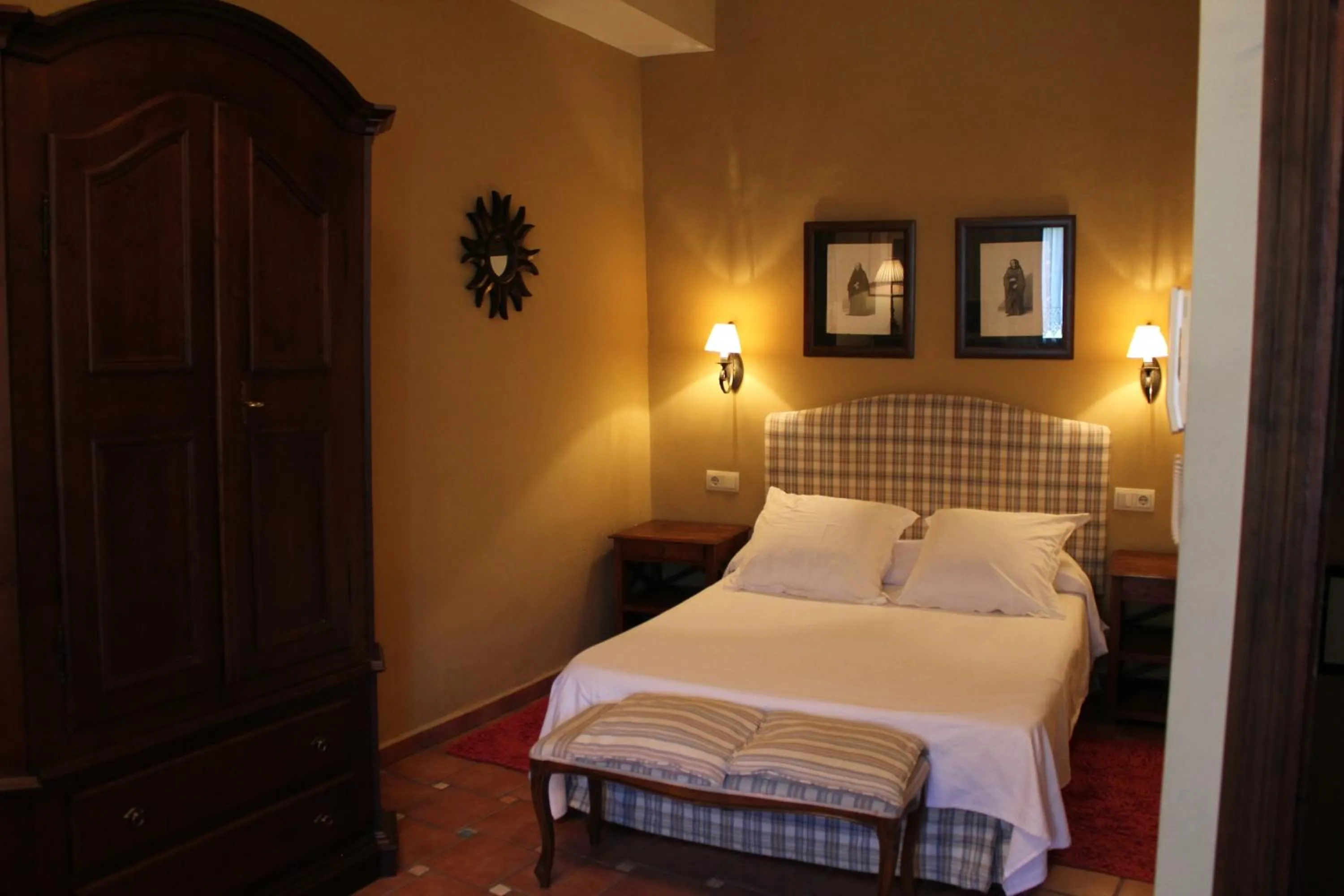 Decorative detail, Bed in Posada San Martin