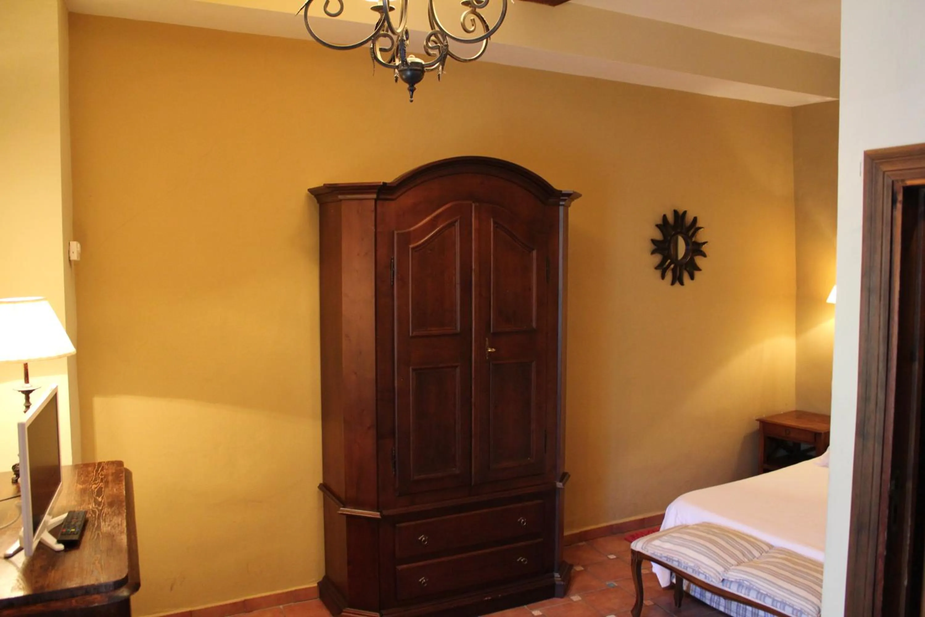 Decorative detail, Bed in Posada San Martin