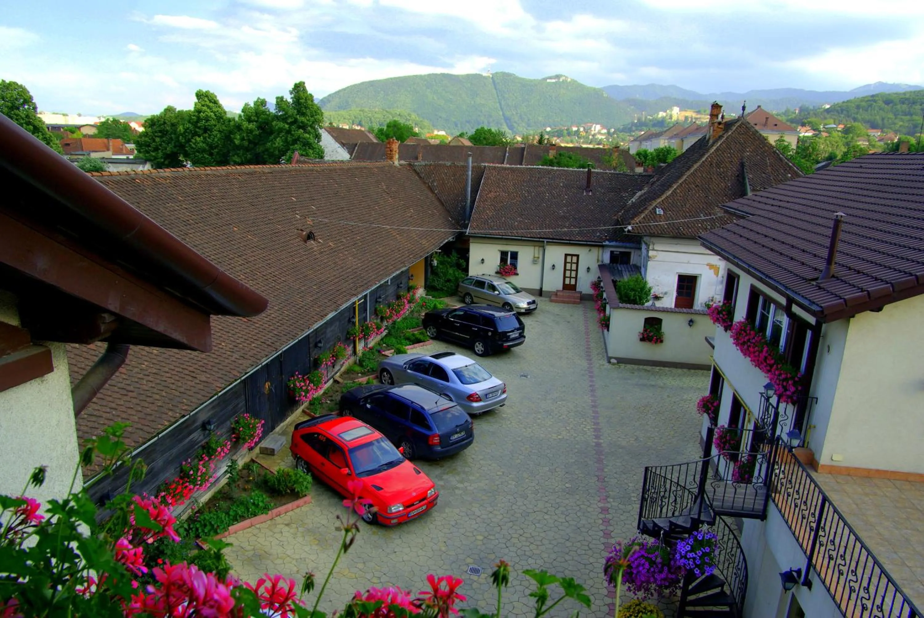 Bird's eye view in Pensiunea Luiza