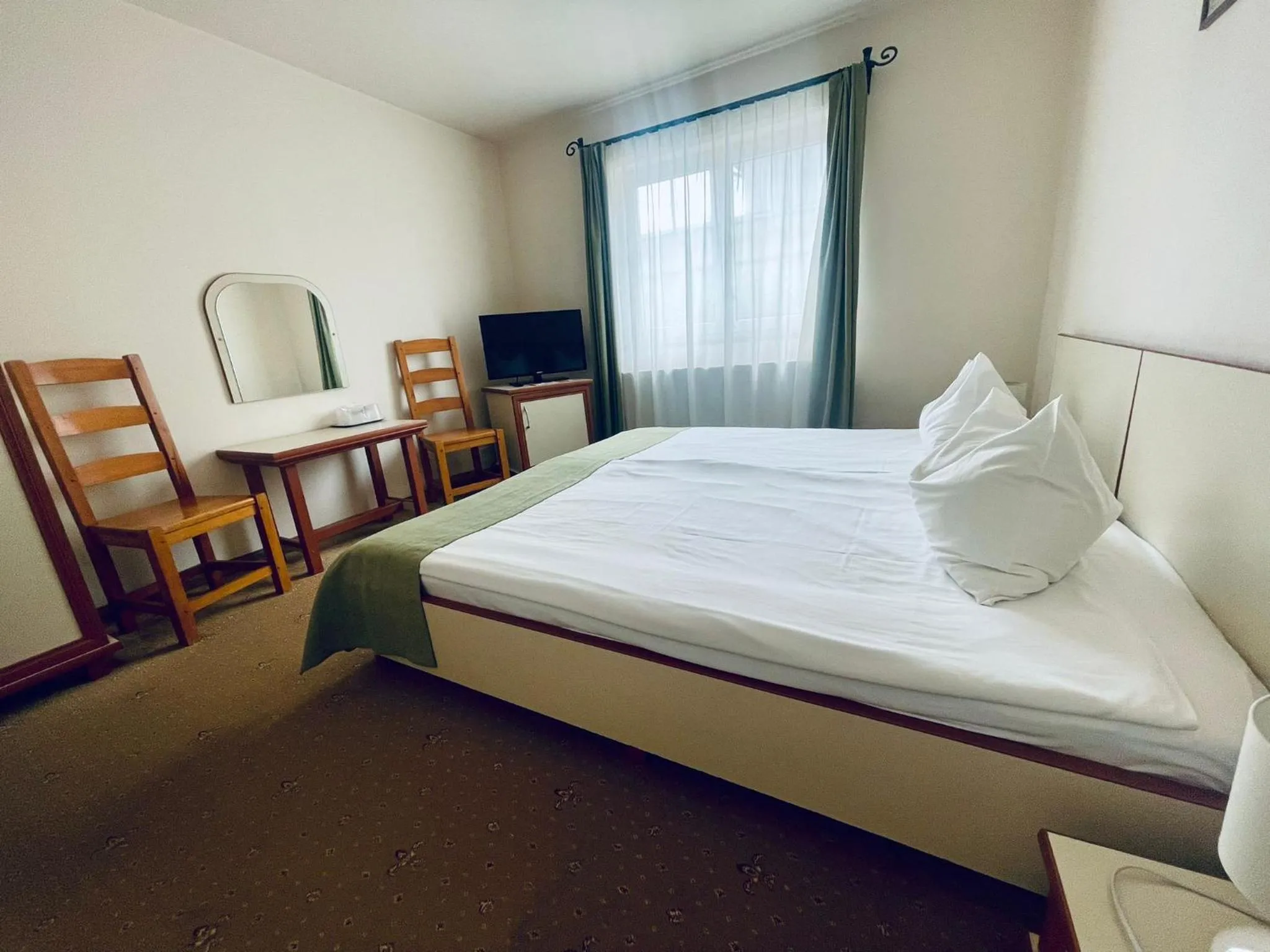 Bed in Pensiunea Luiza