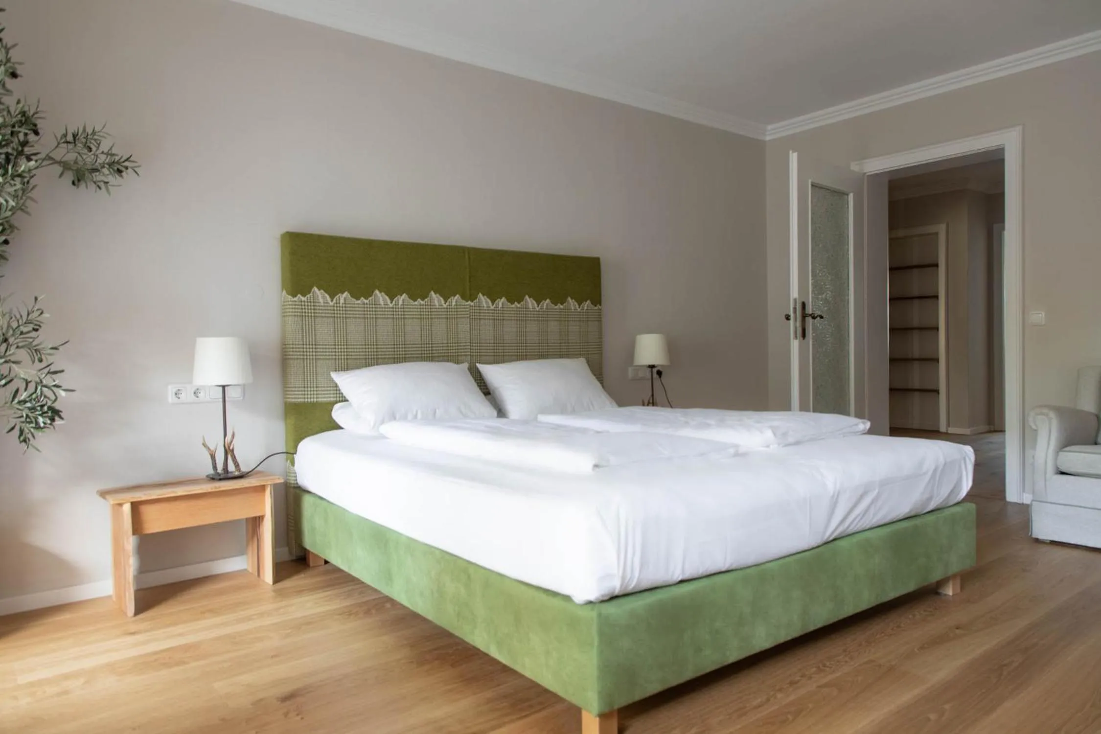 Bed in Hotel Bachmair Alpina