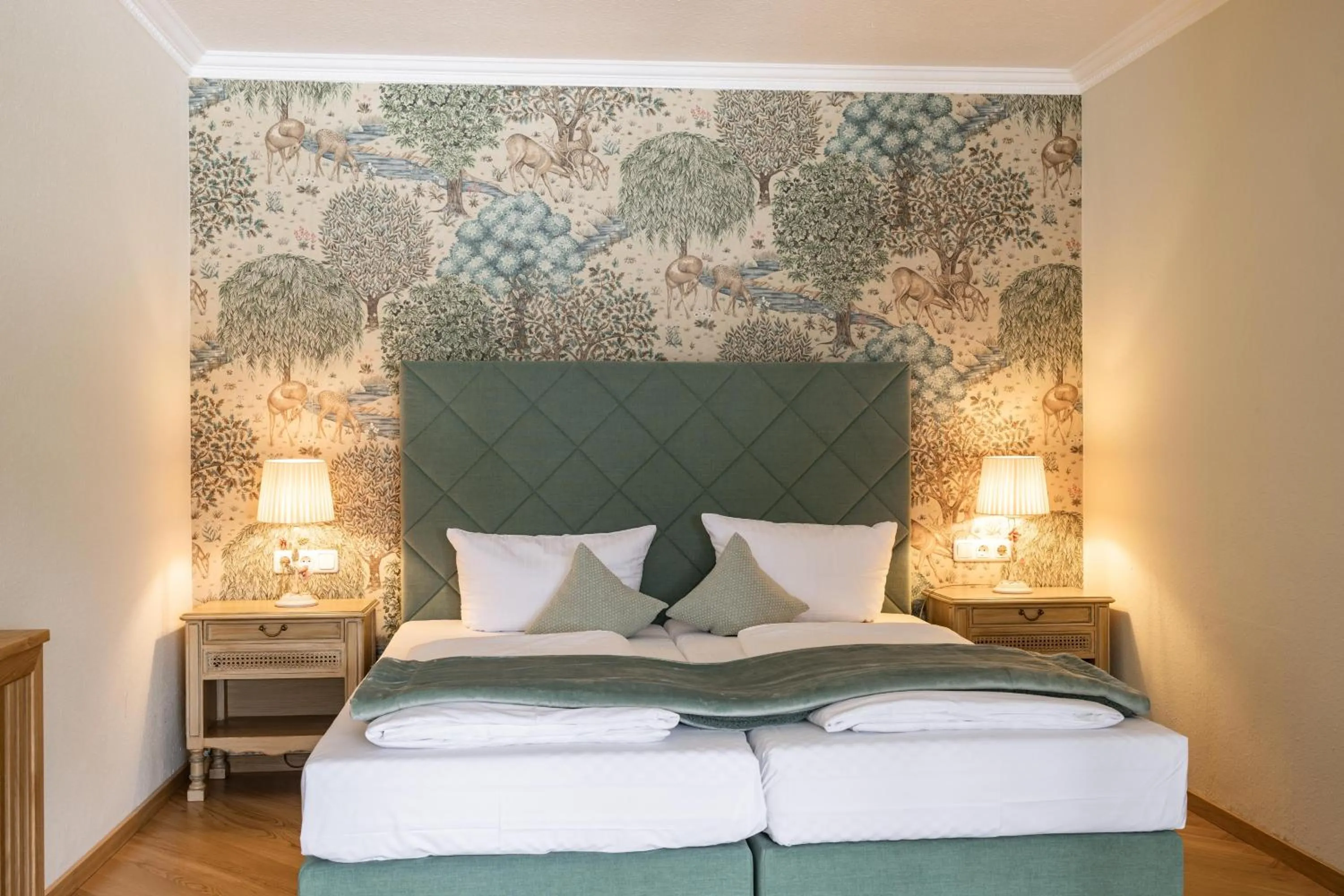 Bed in Hotel Bachmair Alpina