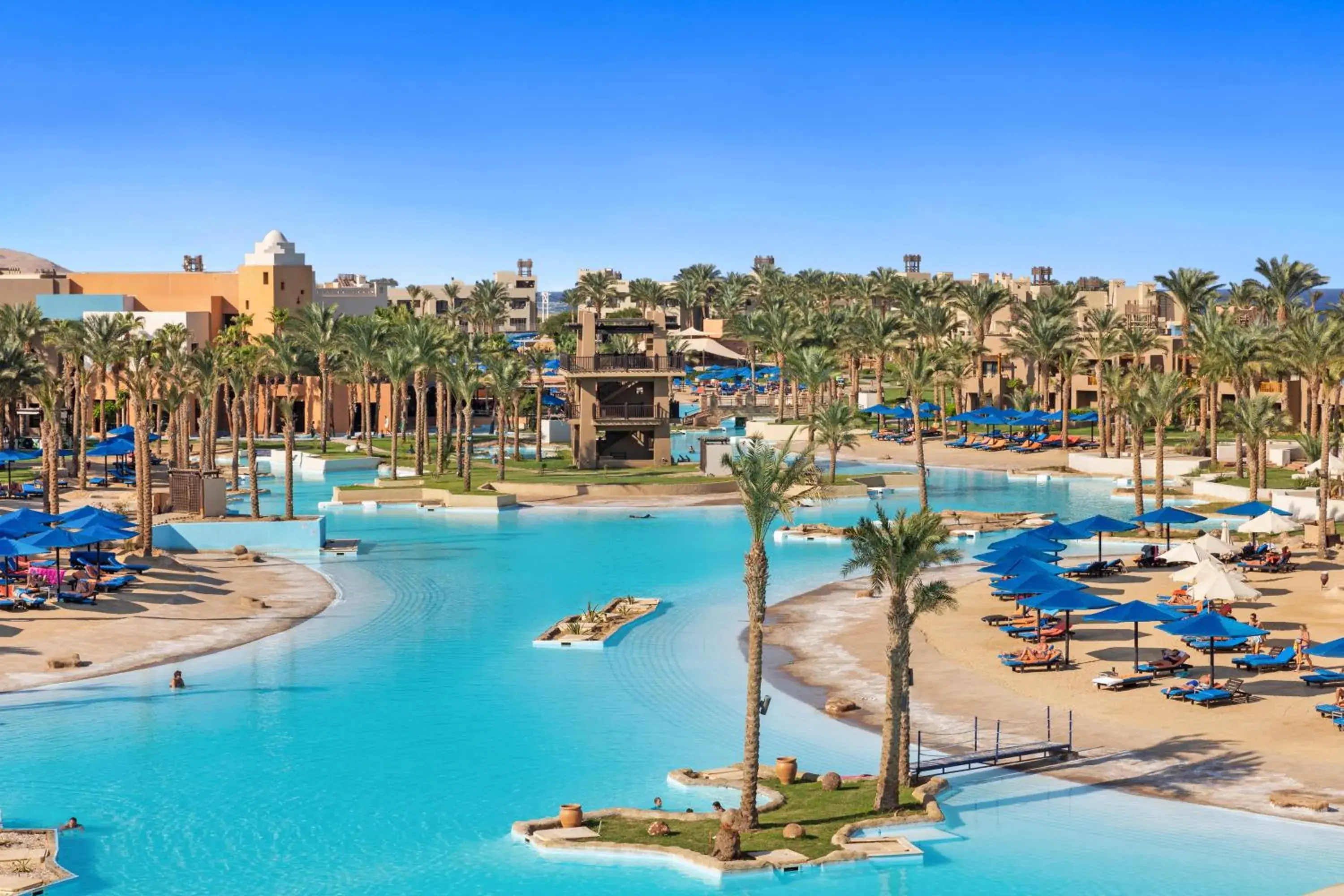 Pool view in Pickalbatros The Palace Port Ghalib Pool view in Pickalbatros The Palace Port Ghalib