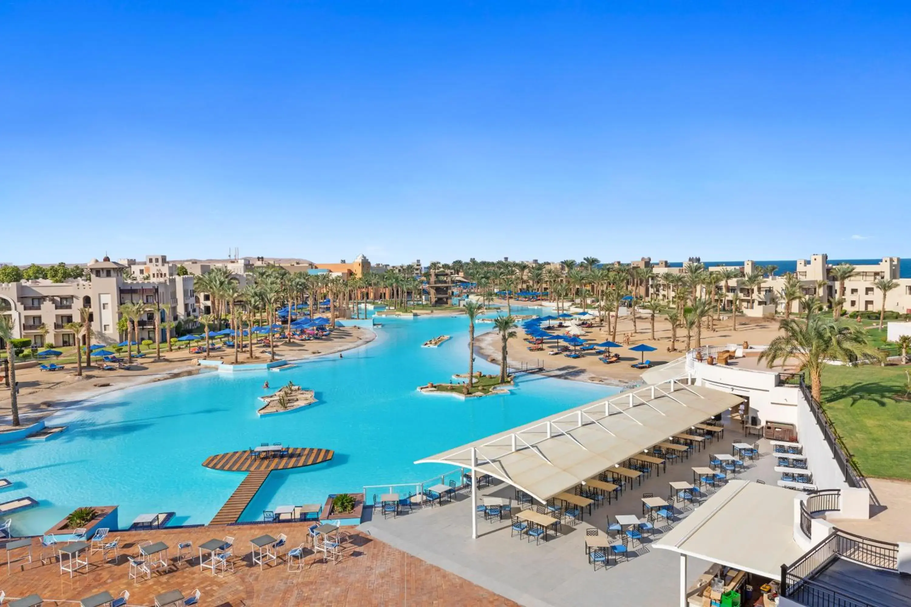 Pool view in Pickalbatros The Palace Port Ghalib Pool view in Pickalbatros The Palace Port Ghalib