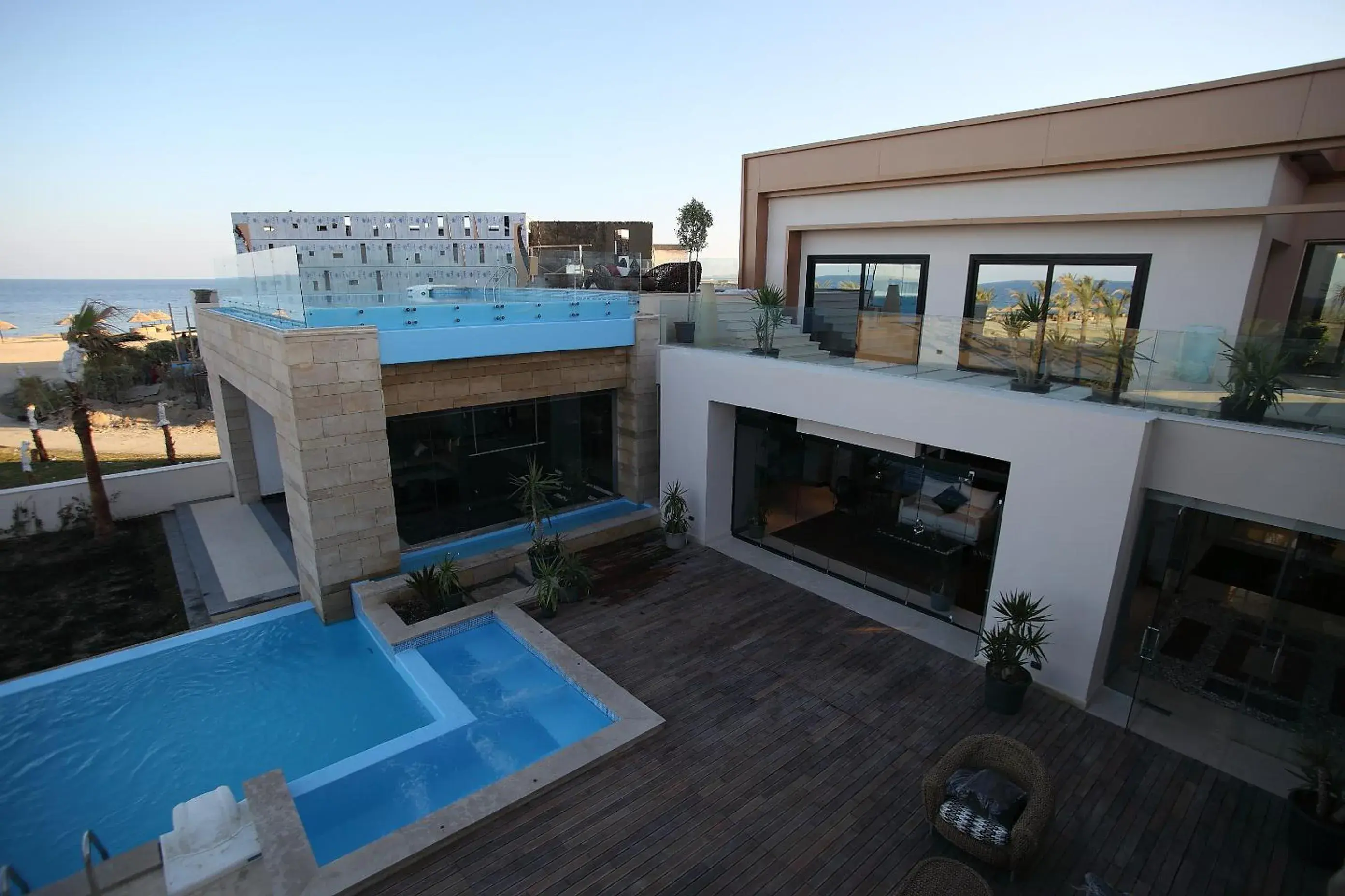 Pool view in Pickalbatros The Palace Port Ghalib Pool view in Pickalbatros The Palace Port Ghalib