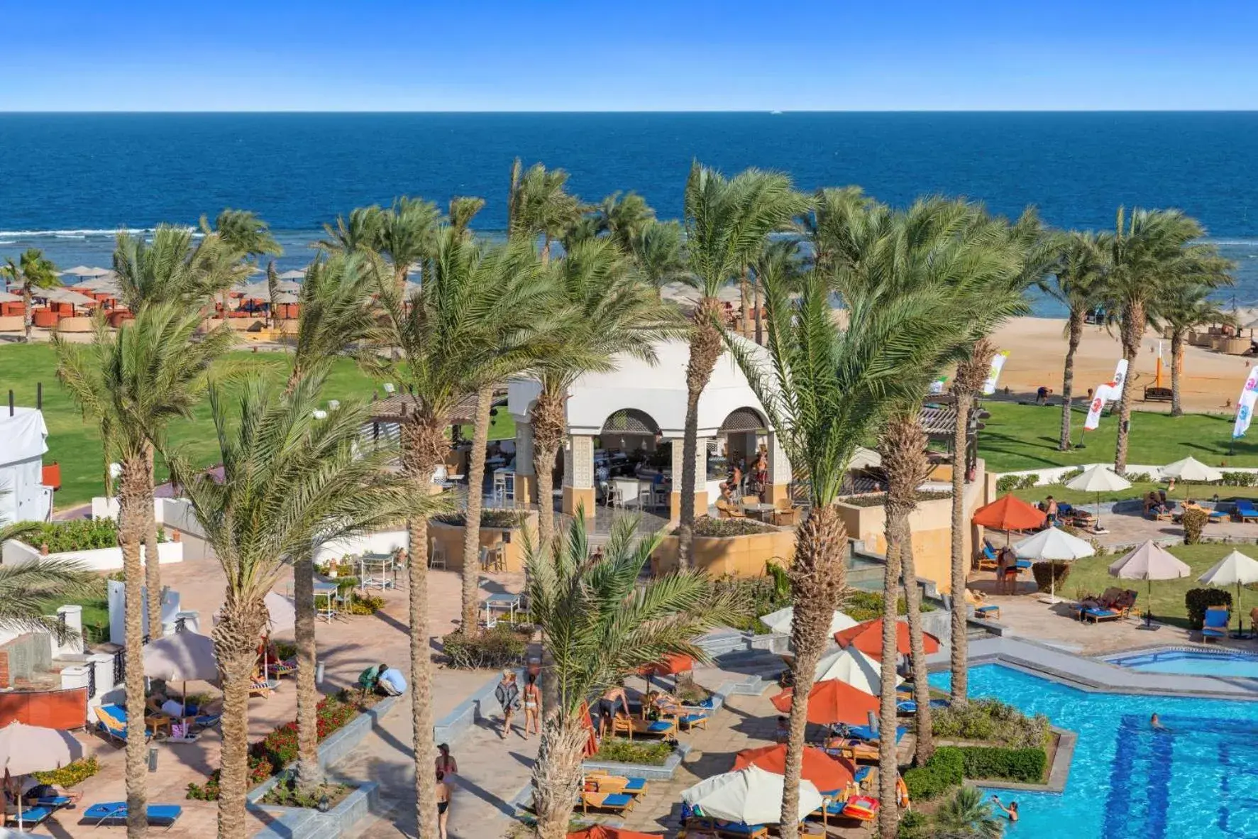 Pool view in Pickalbatros The Palace Port Ghalib Pool view in Pickalbatros The Palace Port Ghalib