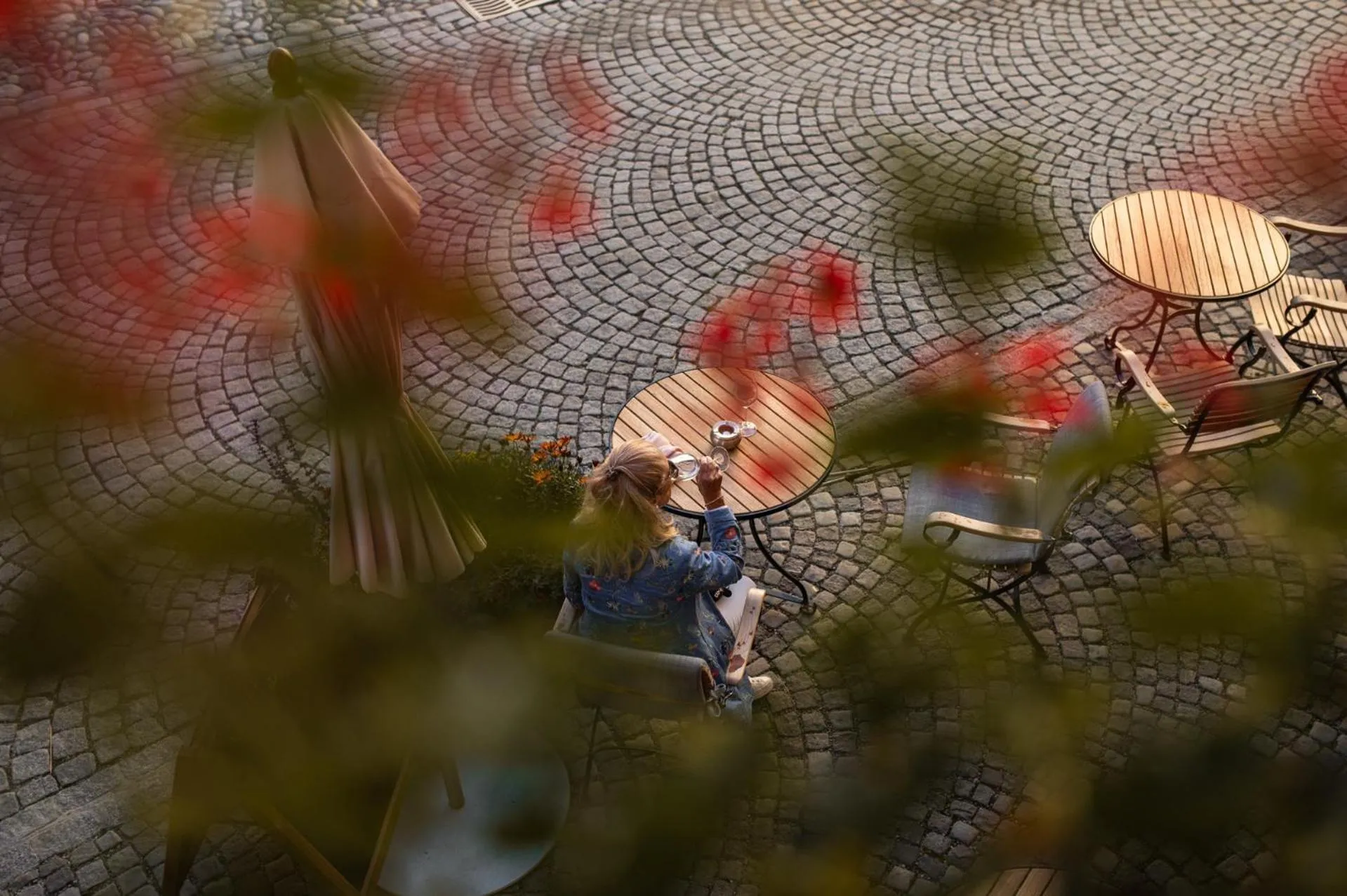 Balcony/Terrace in Historic Hotel Crusch Alva