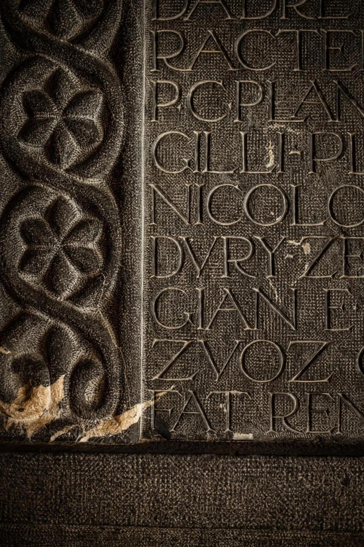 Decorative detail in Historic Hotel Crusch Alva