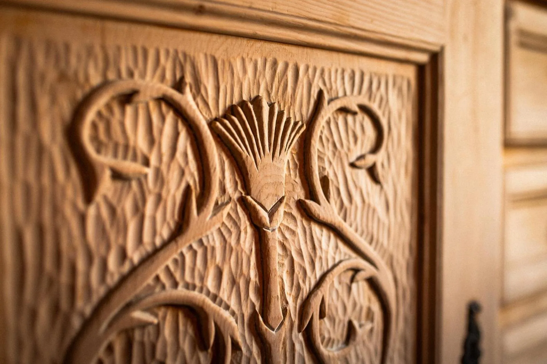 Decorative detail in Historic Hotel Crusch Alva