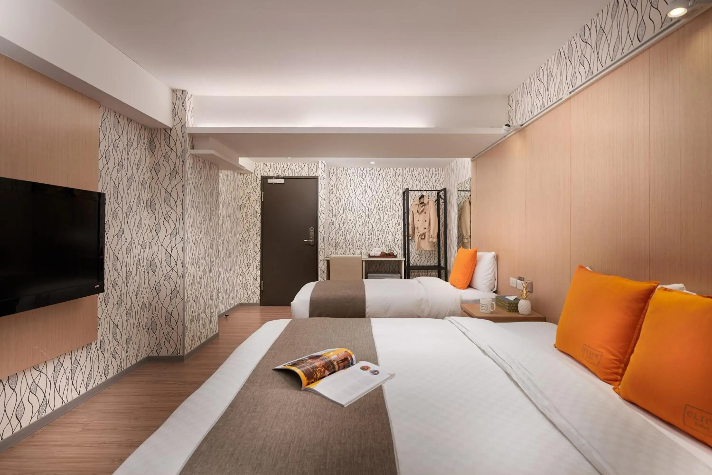 Bedroom, Bed in Click Hotel - Taipei Main Station Branch Bedroom, Bed in Click Hotel - Taipei Main Station Branch