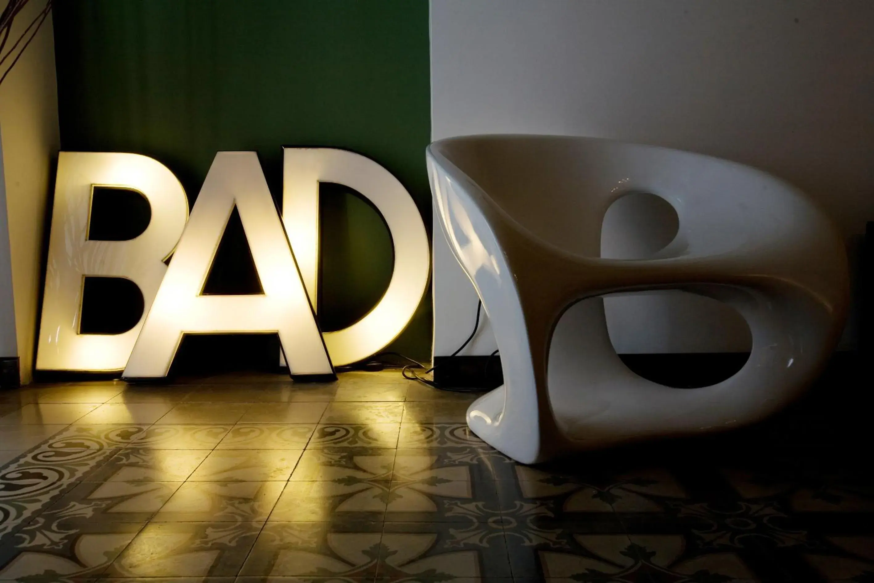 Seating area in BAD - B&B And Design Seating area in BAD - B&B And Design